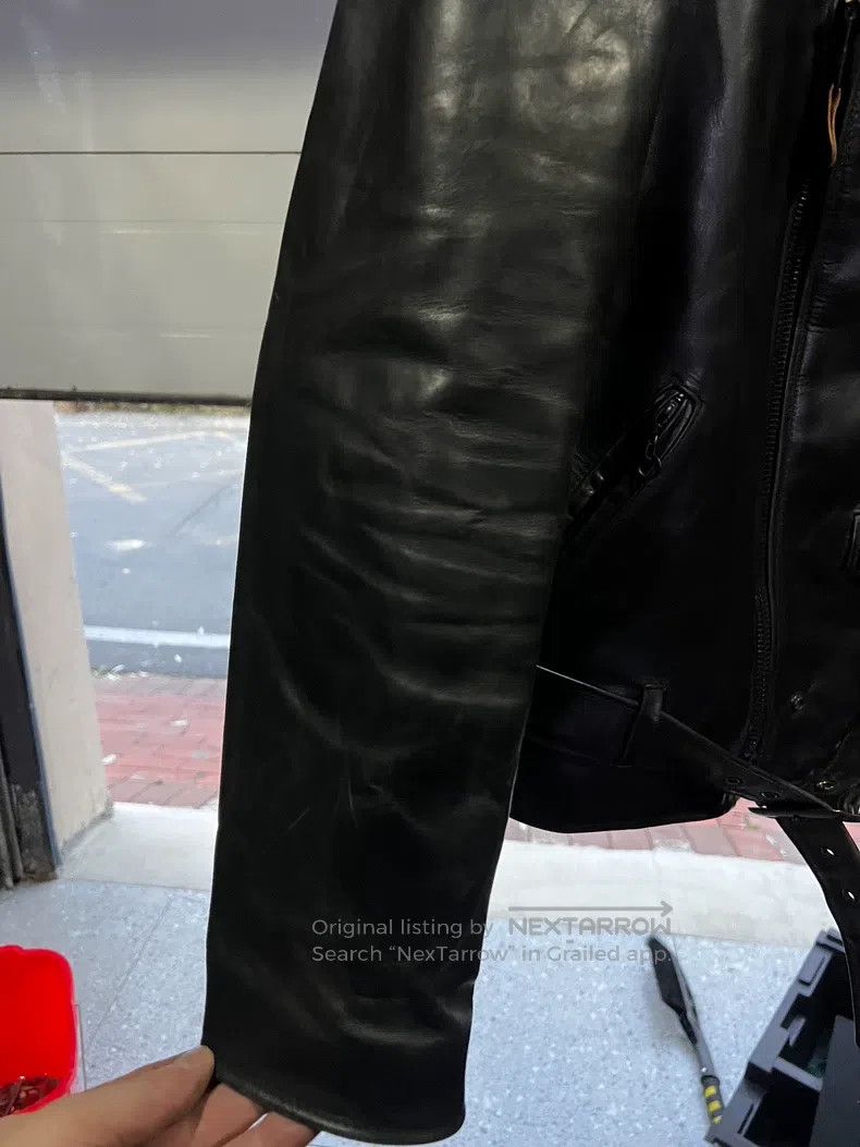 Schott Schott NYC Black Star cable-stayed leather jacket Size US XL / EU 56 / 4 - 3 Thumbnail