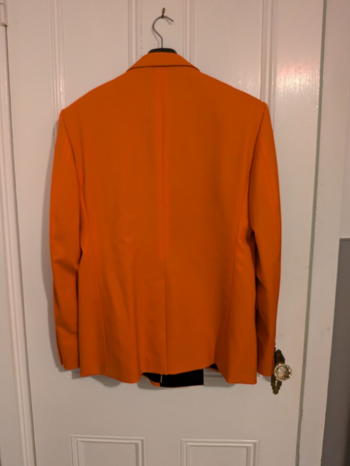 Dolce & Gabbana Two-Piece Dolce and Gabbana Orange Wool Tuxedo Size 46R - 13 Thumbnail