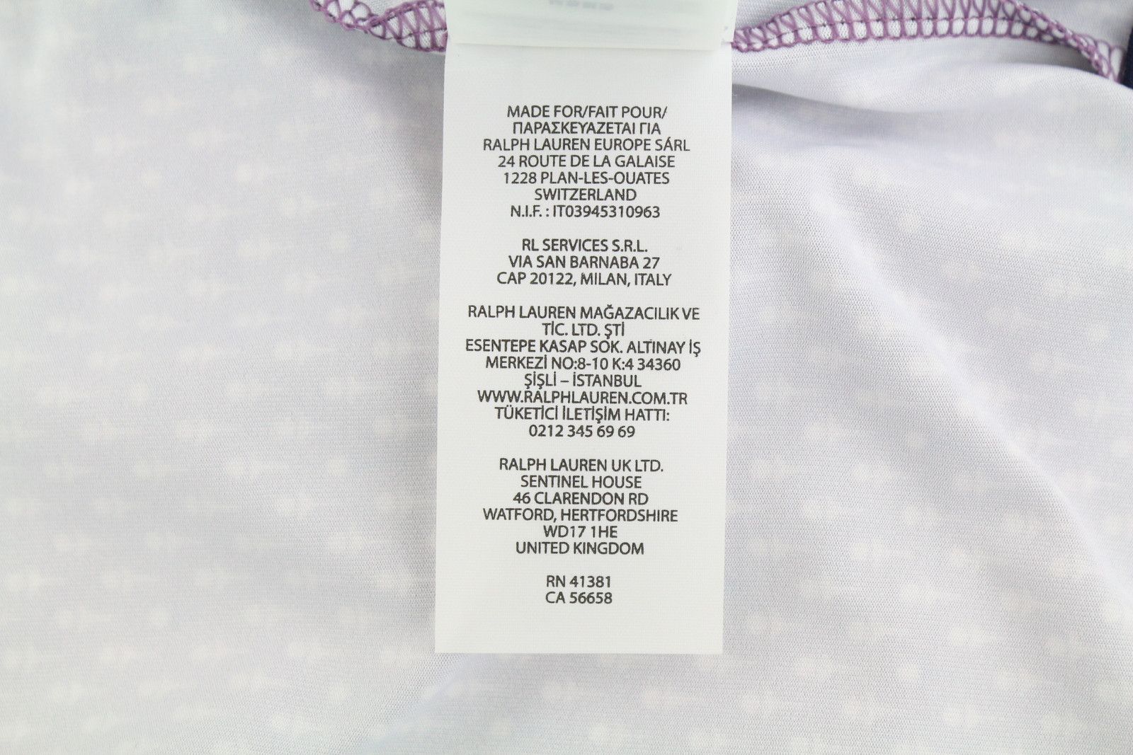 RLX Ralph Lauren GOLF S Purple Patterned Polo 84579 Size US S / EU 44-46 / 1 - 11 Thumbnail