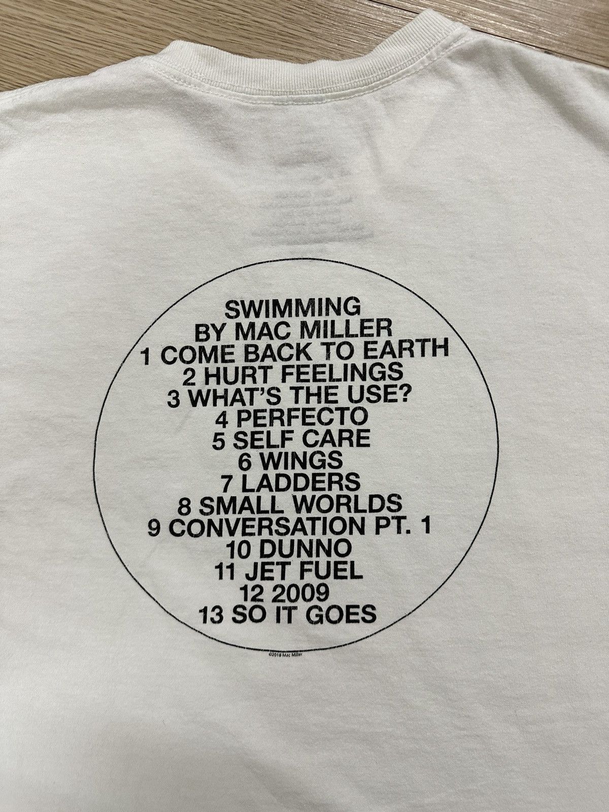 Mac Miller × Rap Tees Mac Miller Swimming 2018 Album Tee Size US M / EU 48-50 / 2 - 7 Thumbnail