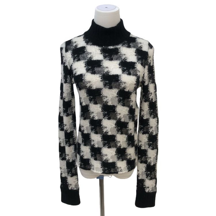 Dior Christian Dior Check Pattern Sweater IT 38 Size XS / US 0-2 / IT 36-38 - 1 Thumbnail