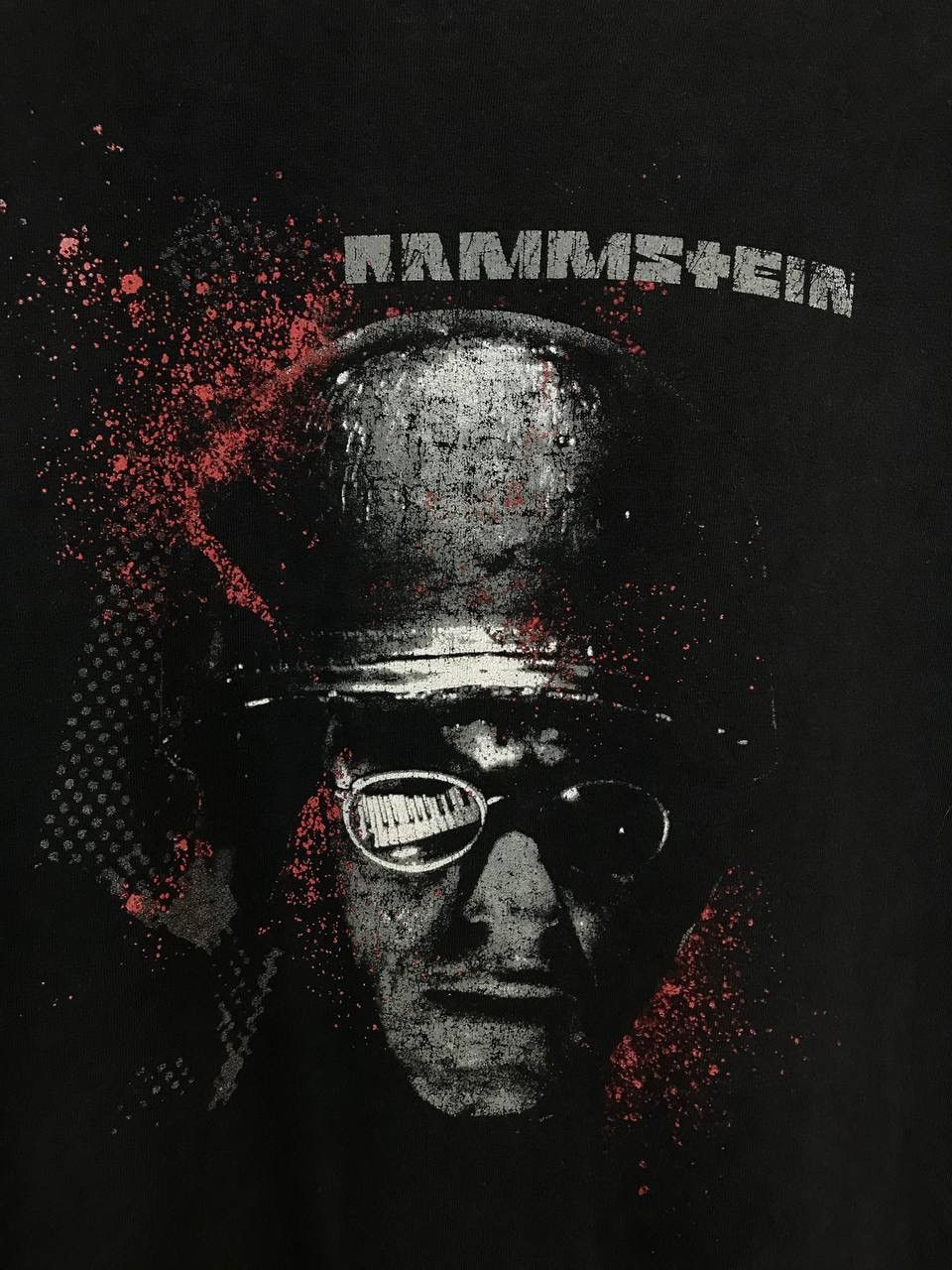 Band Tees Rammstein vintage rock band overprinted distressed tee Size US L / EU 52-54 / 3 - 4 Thumbnail