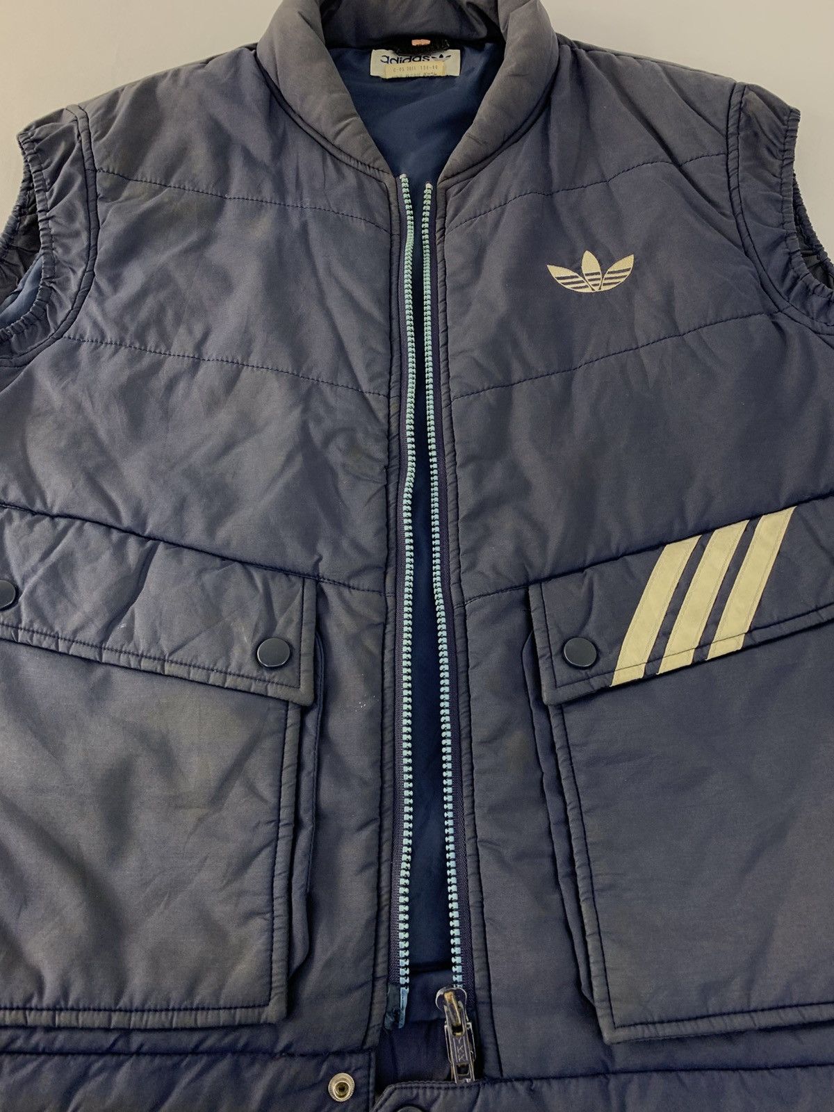 Adidas Vintage Adidas Descente Trifoil Vest Padded Jacket Size US M / EU 48-50 / 2 - 6 Thumbnail