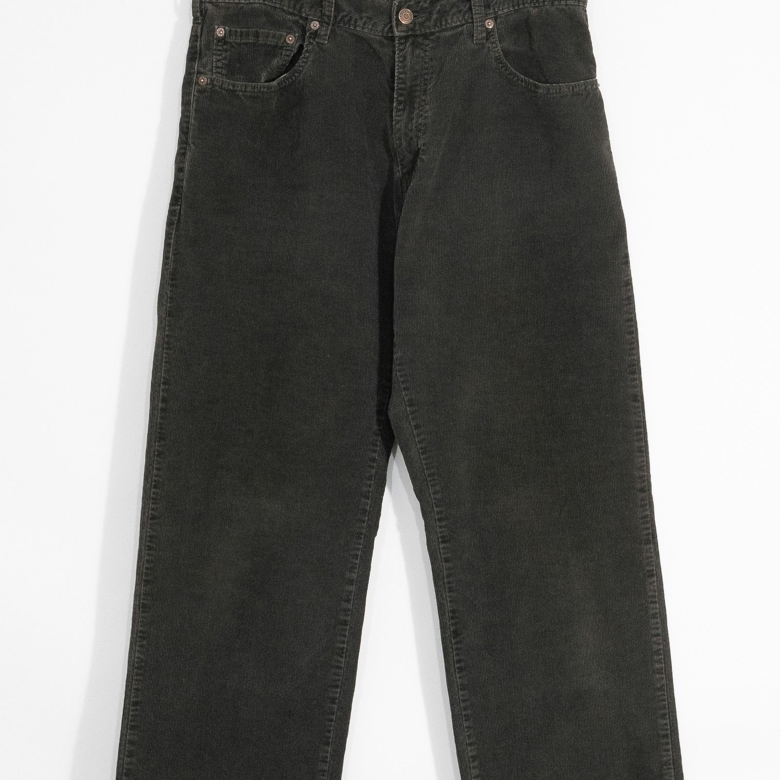 Levi's Vintage Y2K Levis Corduroy Pants Sz 34x32 - Distressed Dark Size US 34 / EU 50 - 2 Thumbnail