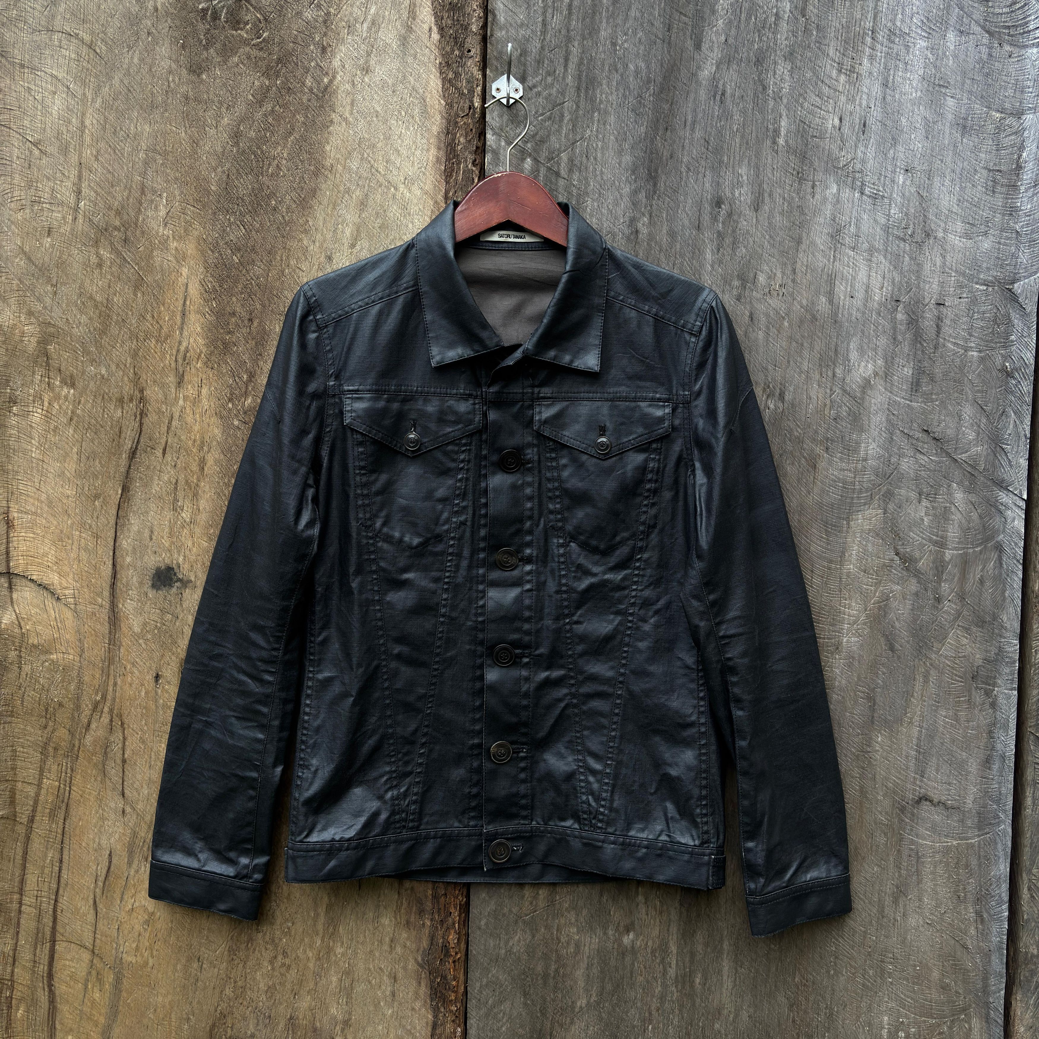 Designer Satoru Tanaka Isolation Co. Coated Trucker Jacket Japan Made Size US M / EU 48-50 / 2 - 1 Thumbnail