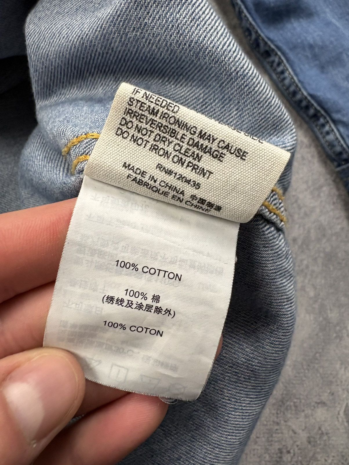 Evisu EVISU Vintage Big Logo Osaka Japan Streetwear Denim Shirt Size US S / EU 44-46 / 1 - 18 Thumbnail
