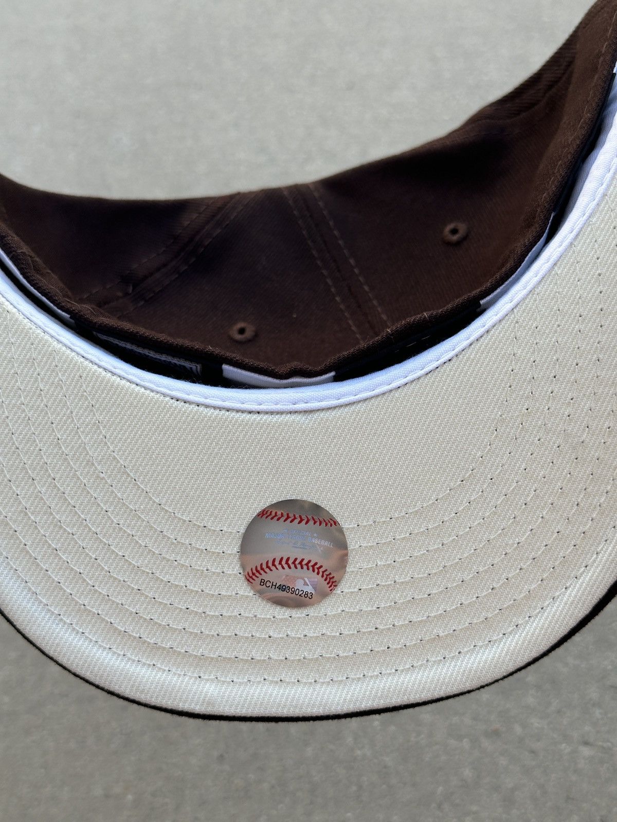 MLB × MyFitteds × New Era Washington Nationals The Warriors Fitted Hat 7 1/4 Myfitteds Size ONE SIZE - 3 Thumbnail