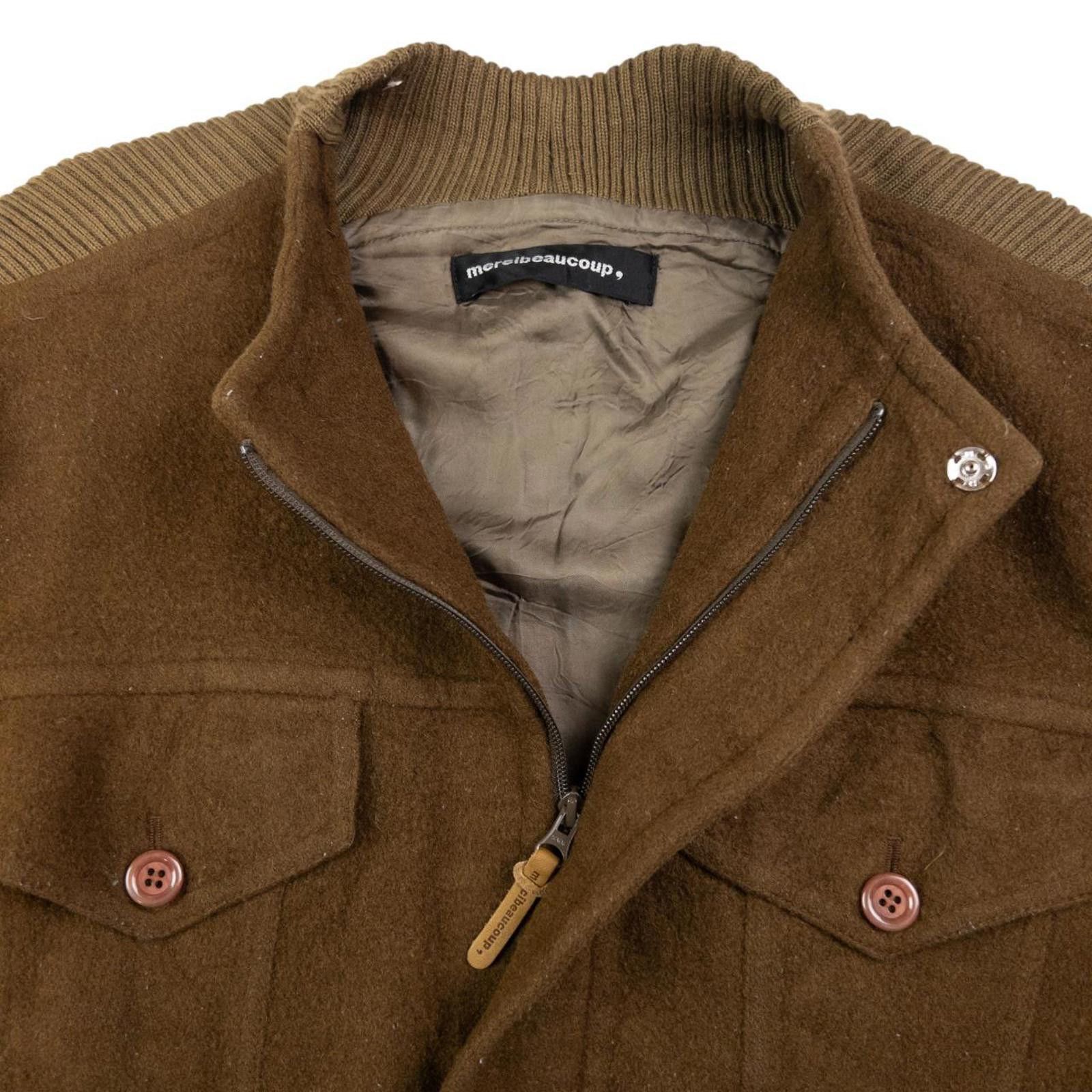 Issey Miyake Vintage Mercibeaucoup By Issey Miyake Wool Bomber Jacket L Size US L / EU 52-54 / 3 - 3 Thumbnail