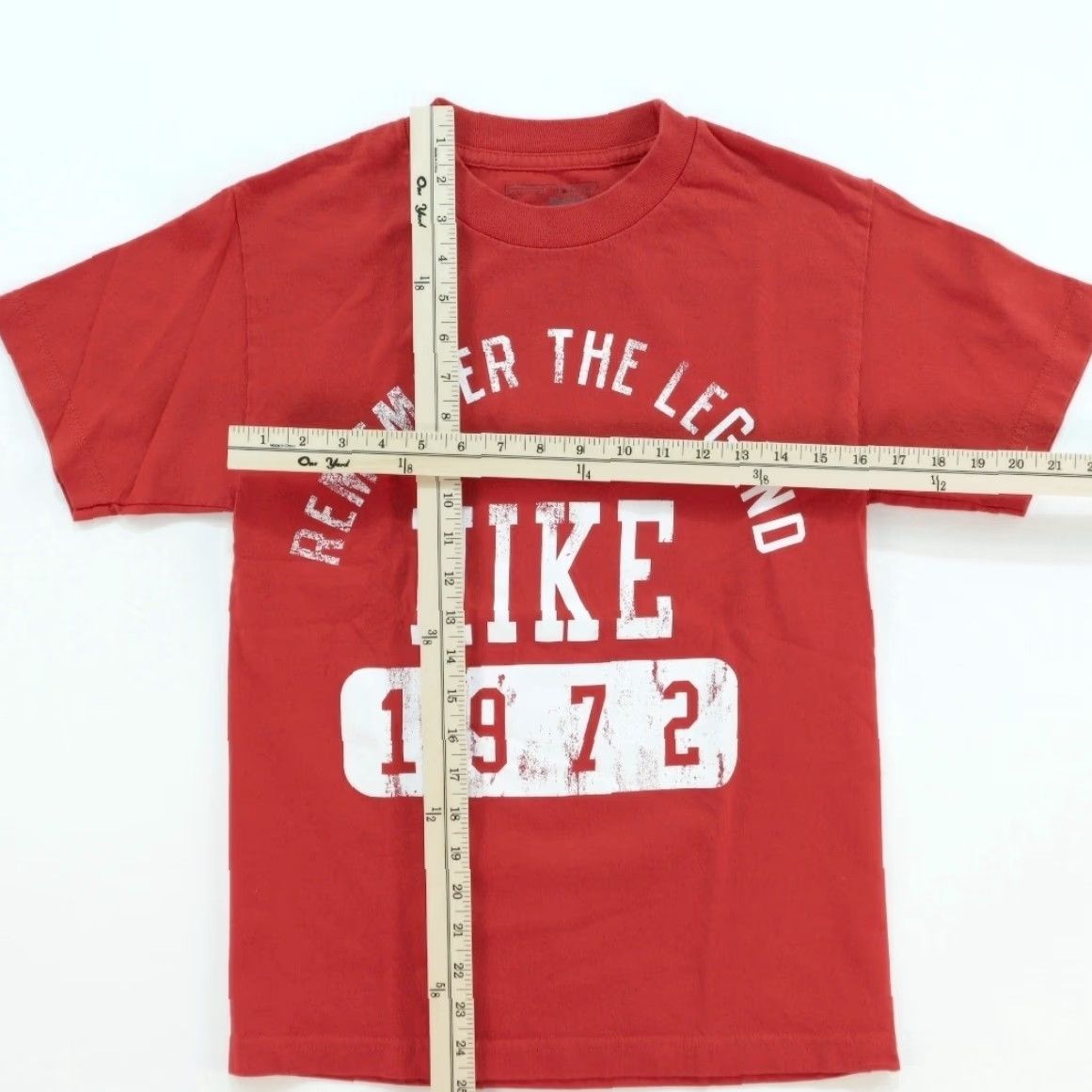 Nike Nike Remember the Legend Solid T-Shirt Red Men's S Size US S / EU 44-46 / 1 - 2 Thumbnail