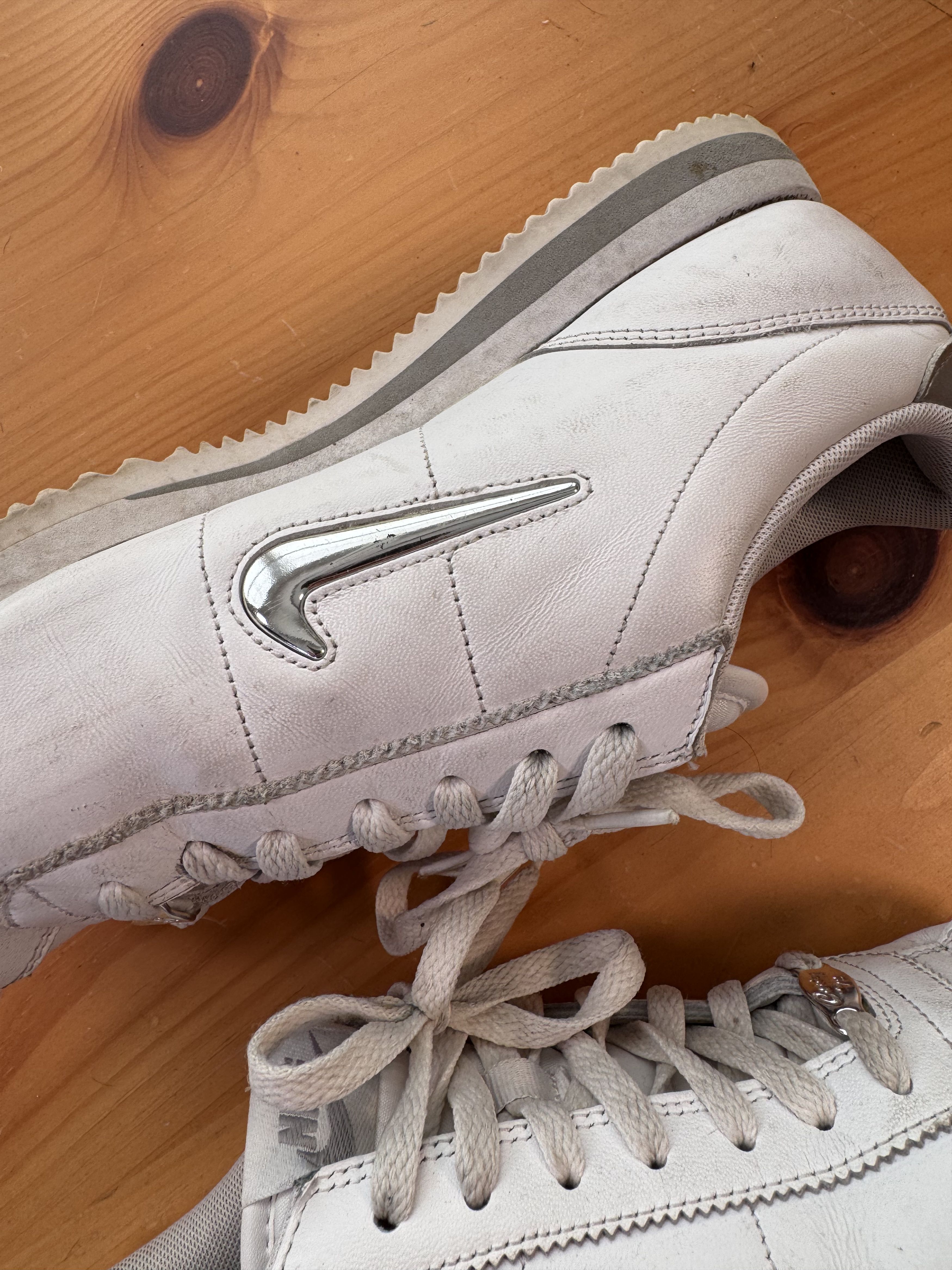 Nike Nike white cortez jewel sneaker Size US 10 / EU 43 - 3 Thumbnail