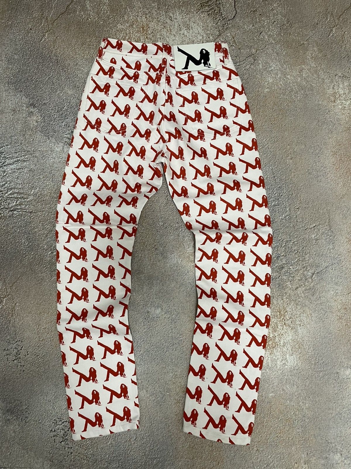 Calvin Klein Calvin Klein x Raf Simons Brook Shields Print Jeans Size 25" / US 0 / IT 36 - 10 Thumbnail