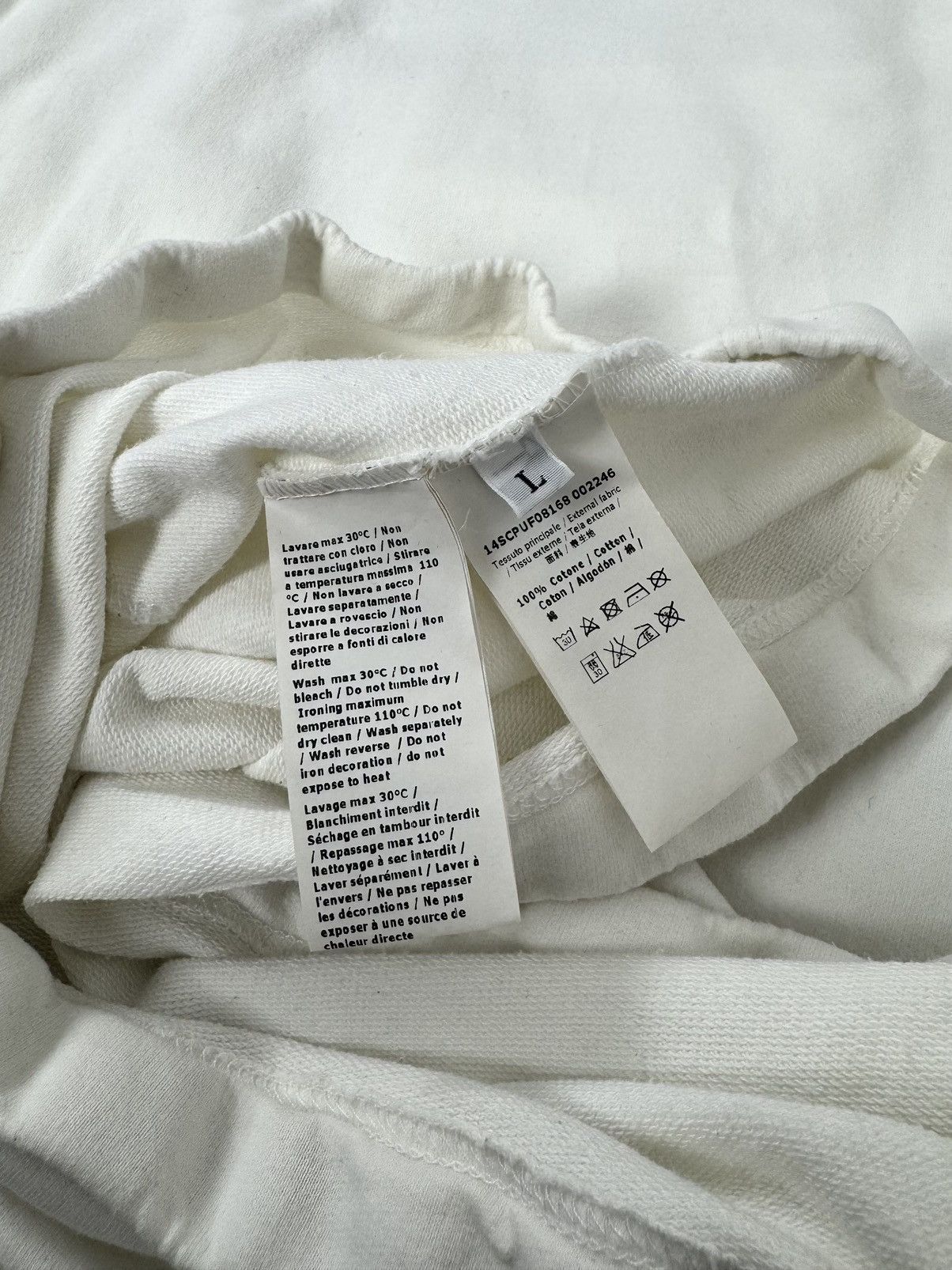 C.P. Company C.P. Company Men`s White Two Pocket Smock Hoodie Size L Size US L / EU 52-54 / 3 - 10 Thumbnail