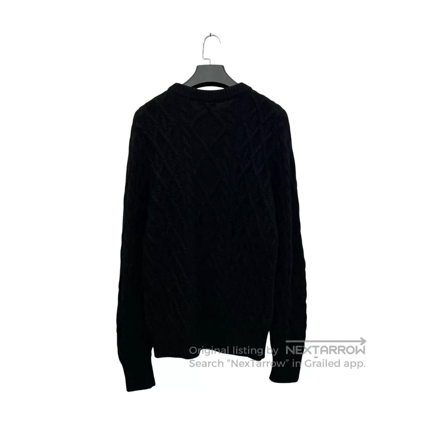 Dior Dior Black Cable Knit Sweater XS. Size US XS / EU 42 / 0 - 3 Thumbnail