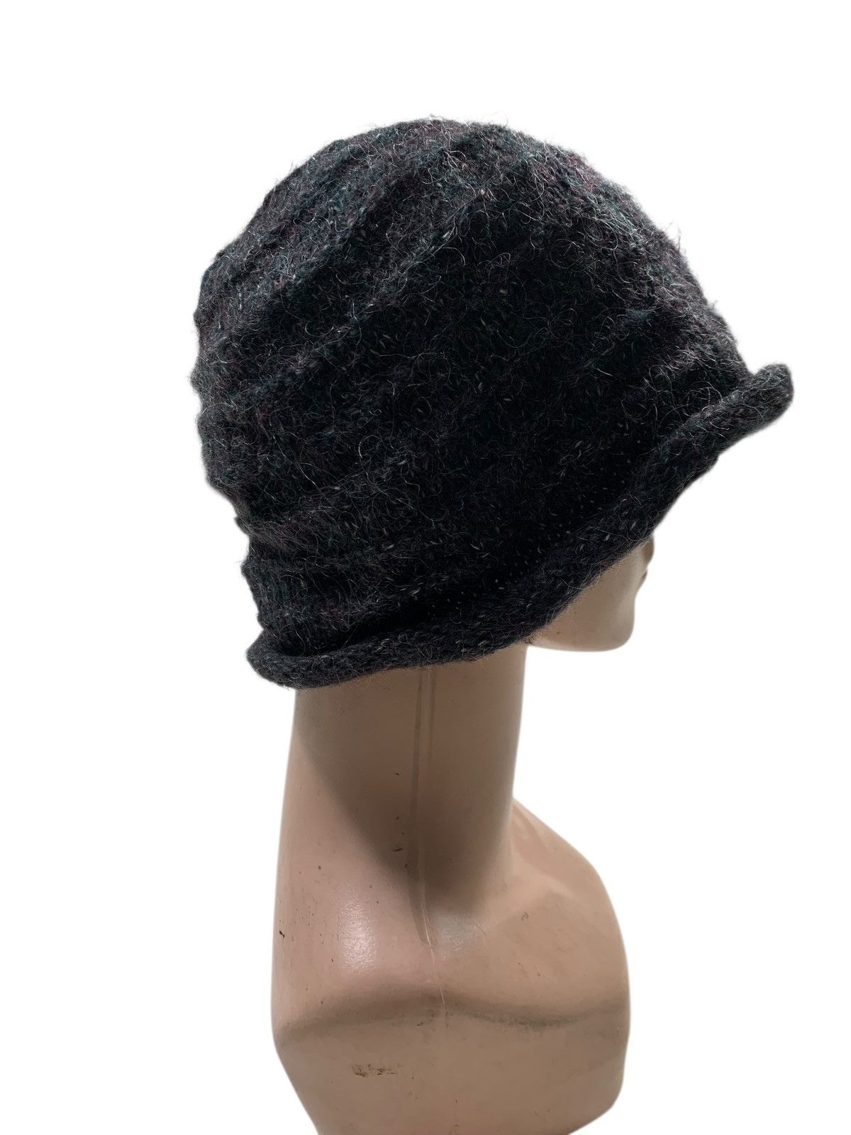 Japanese Brand × Kapital × Vintage Crochet knitted handmade Hairy Beanie Hats RARE Size ONE SIZE - 4 Thumbnail