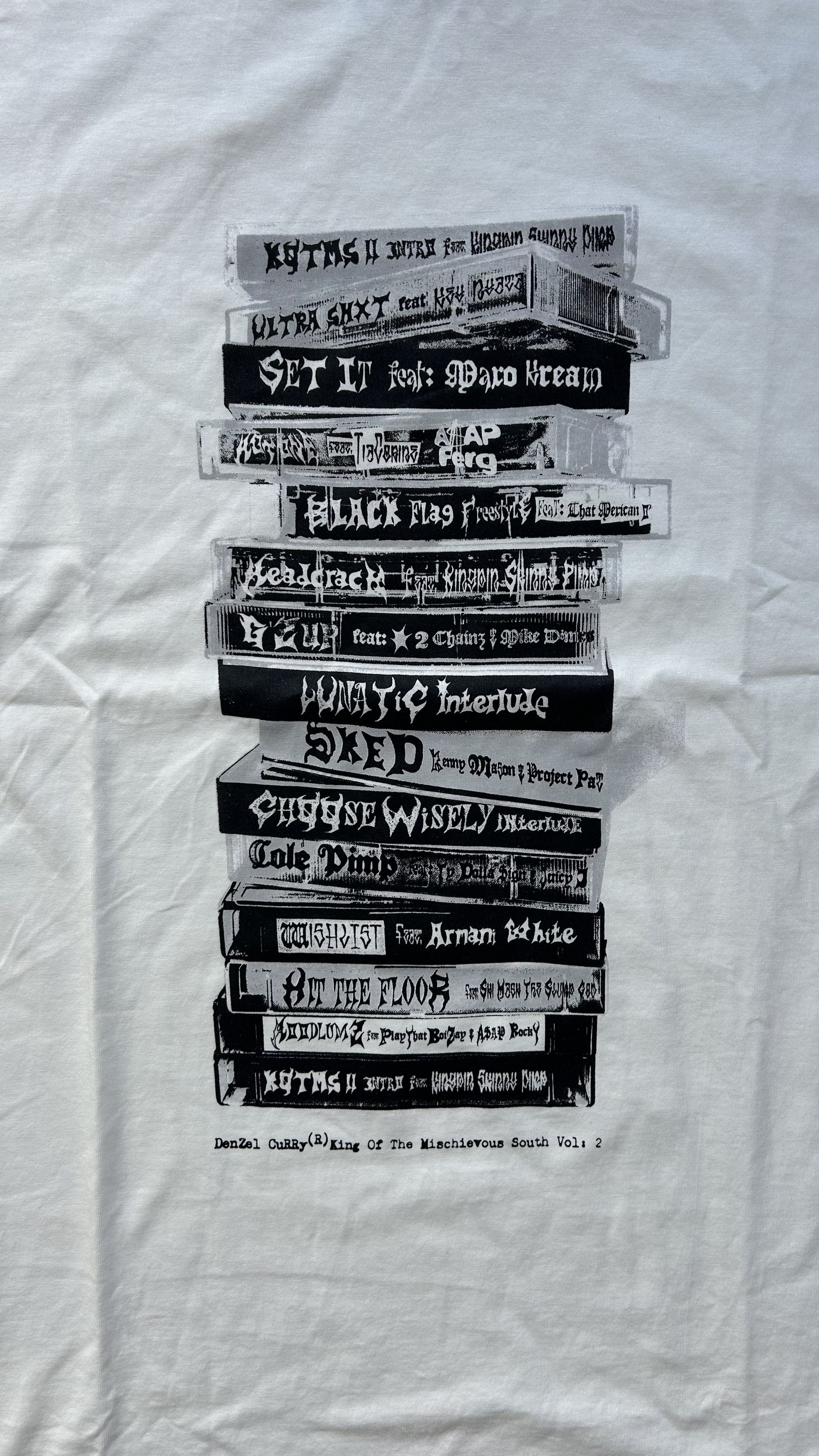 Rap Tees × Vintage RARE Denzel Curry King of the Mischievous South Vol. 2 Shirt Size US L / EU 52-54 / 3 - 2 Thumbnail