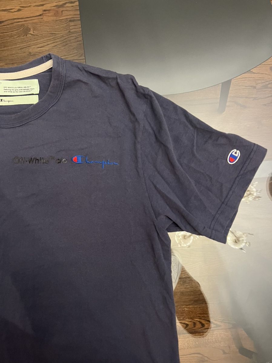 Champion × Off-White Champion x Off White Arrow Tee Size US S / EU 44-46 / 1 - 3 Thumbnail