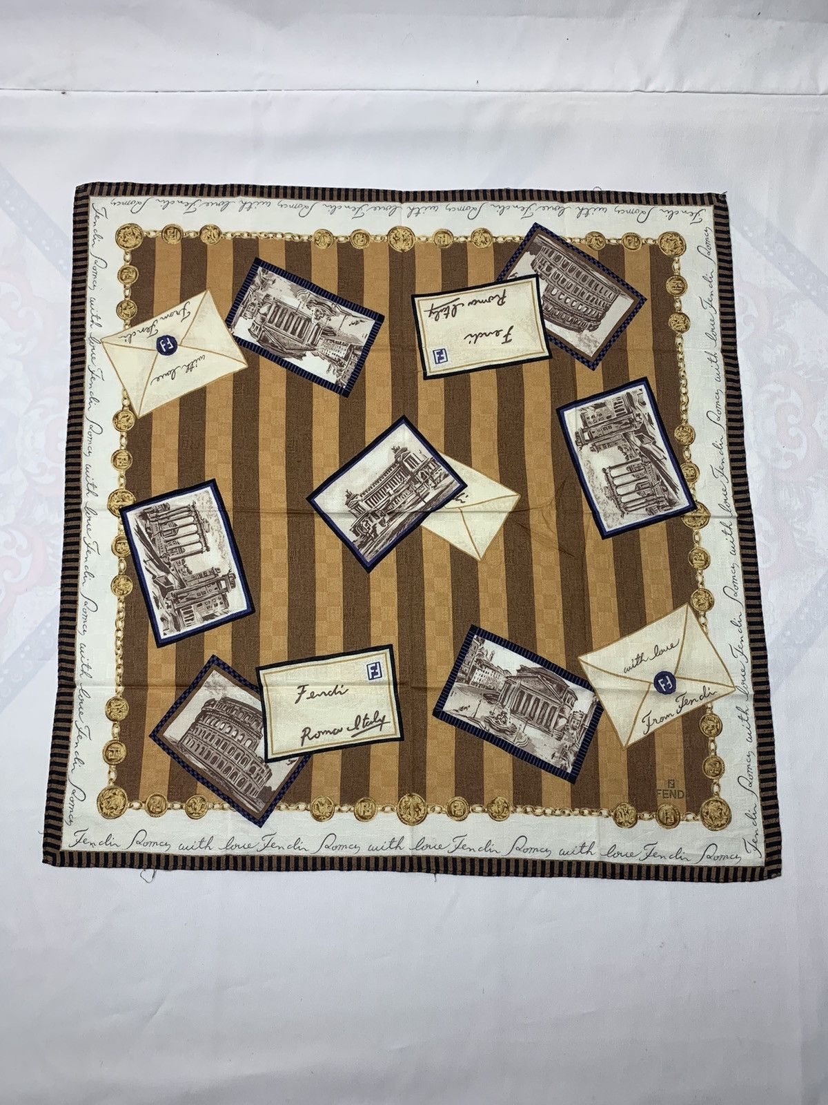 Vintage Fendi Handkerchief / Neckerchief / Bandana Size ONE SIZE - 2 Thumbnail
