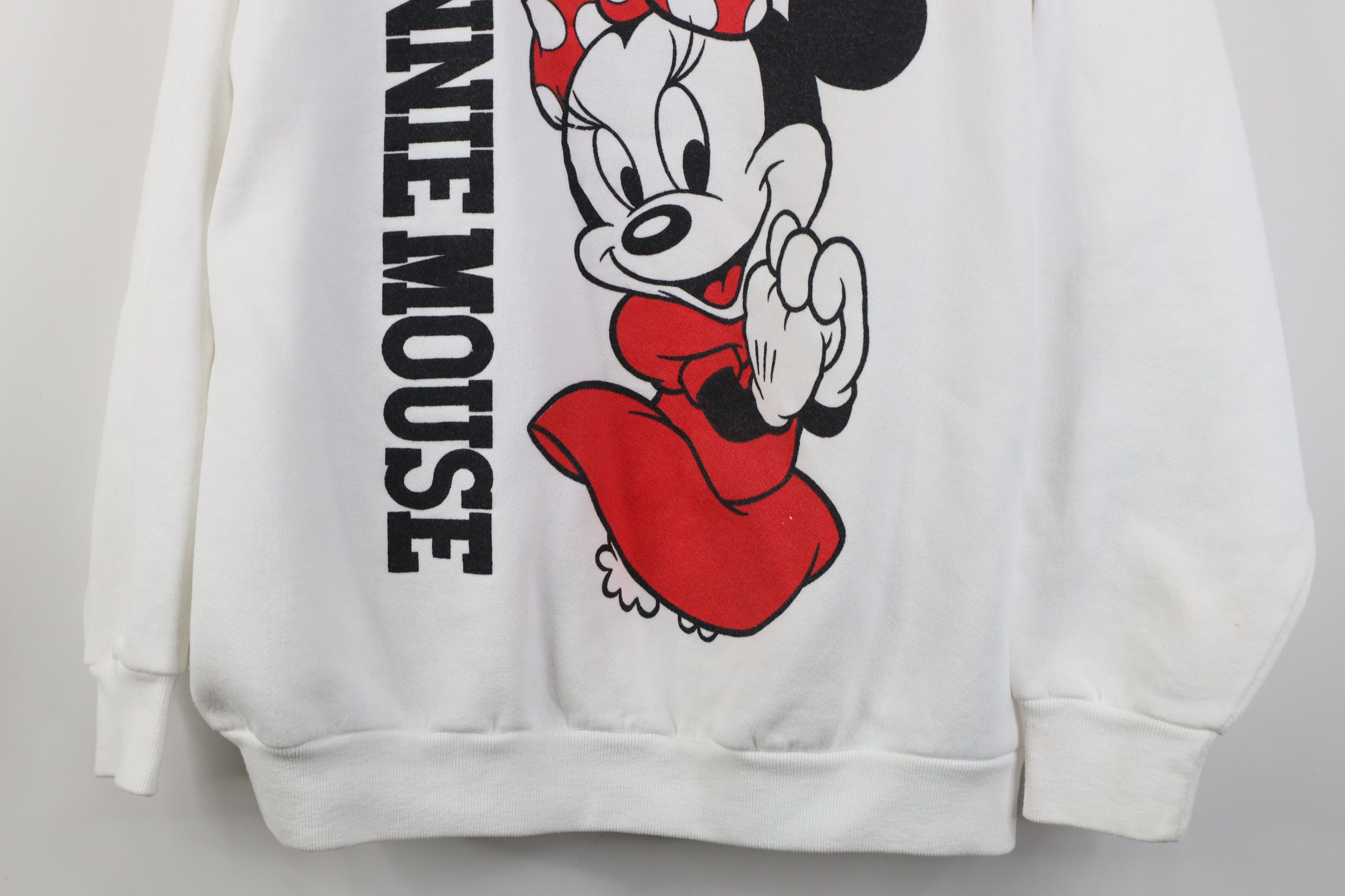 Disney Vintge 80s 90s Disney Jumbo Minnie Mouse Crewneck Sweatshirt Size XL / US 12-14 / IT 48-50 - 3 Thumbnail