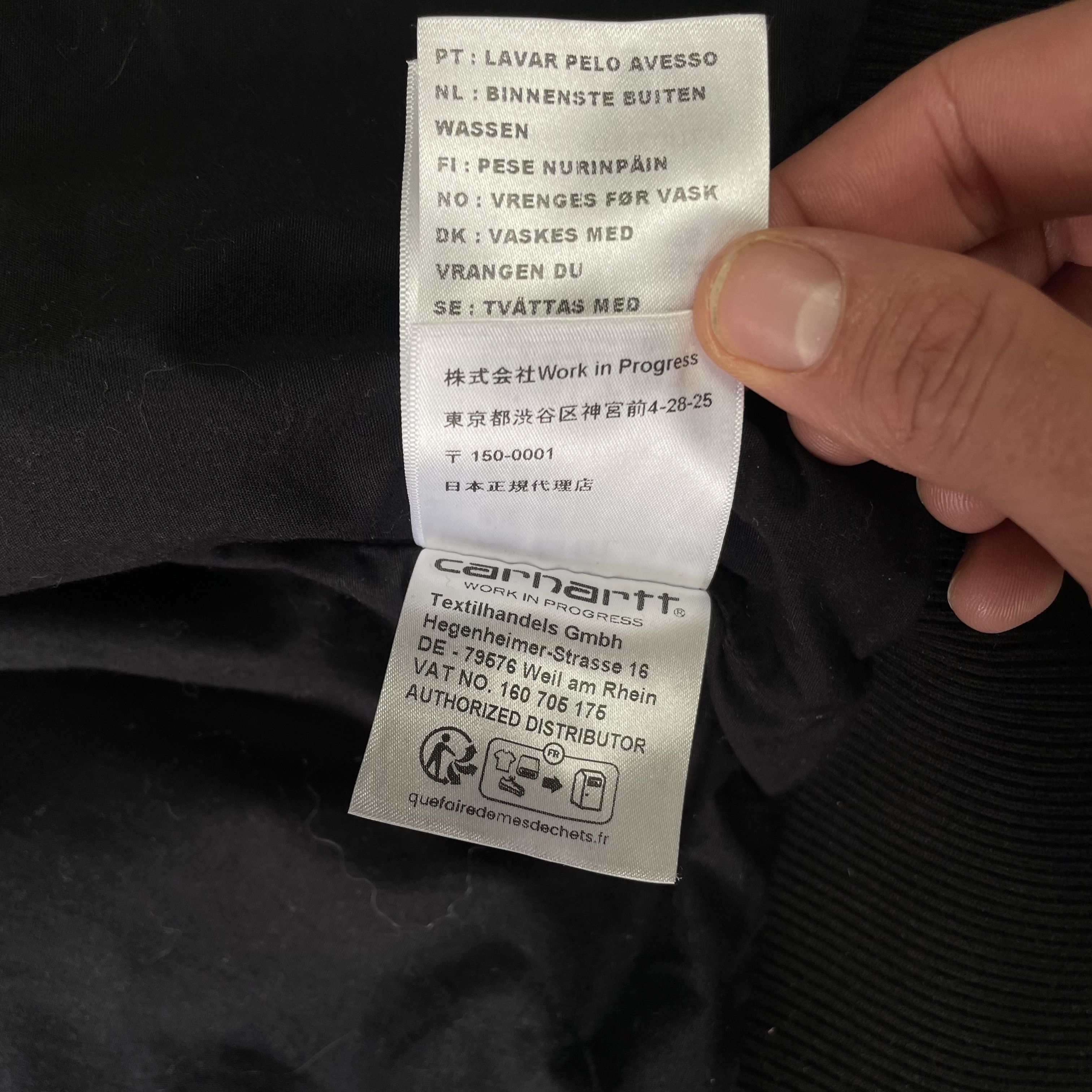 Carhartt Carhartt Active Jacket Black Denim Hooded Jacket Vintage S Size US S / EU 44-46 / 1 - 15 Thumbnail
