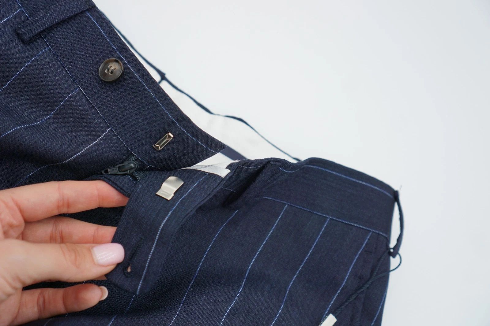 Suitsupply Men Suitsupply Pants Navy Blue Wool Brescia Size UK/US38 Size 38R - 3 Thumbnail