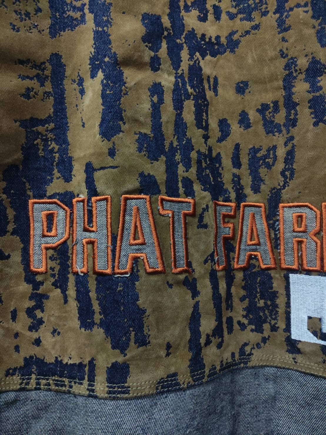 Phat Farm Vtg 00's Phat Farm Jeans Velvet Pattern Denim Jacket Size US XXL / EU 58 / 5 - 14 Thumbnail