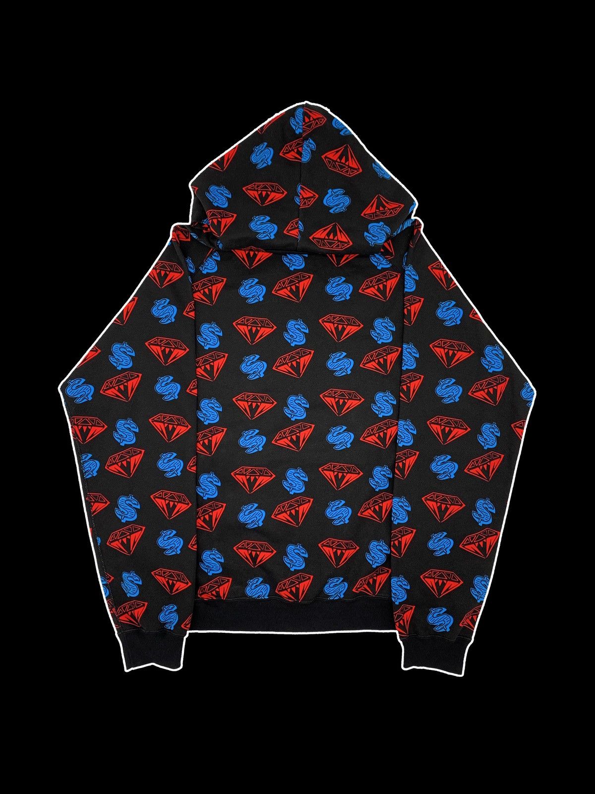 Billionaire Boys Club VERY RARE 2006 BBC DIAMONDS & DOLLARS HOODED SWEARSHIRT (L) Size US L / EU 52-54 / 3 - 3 Thumbnail