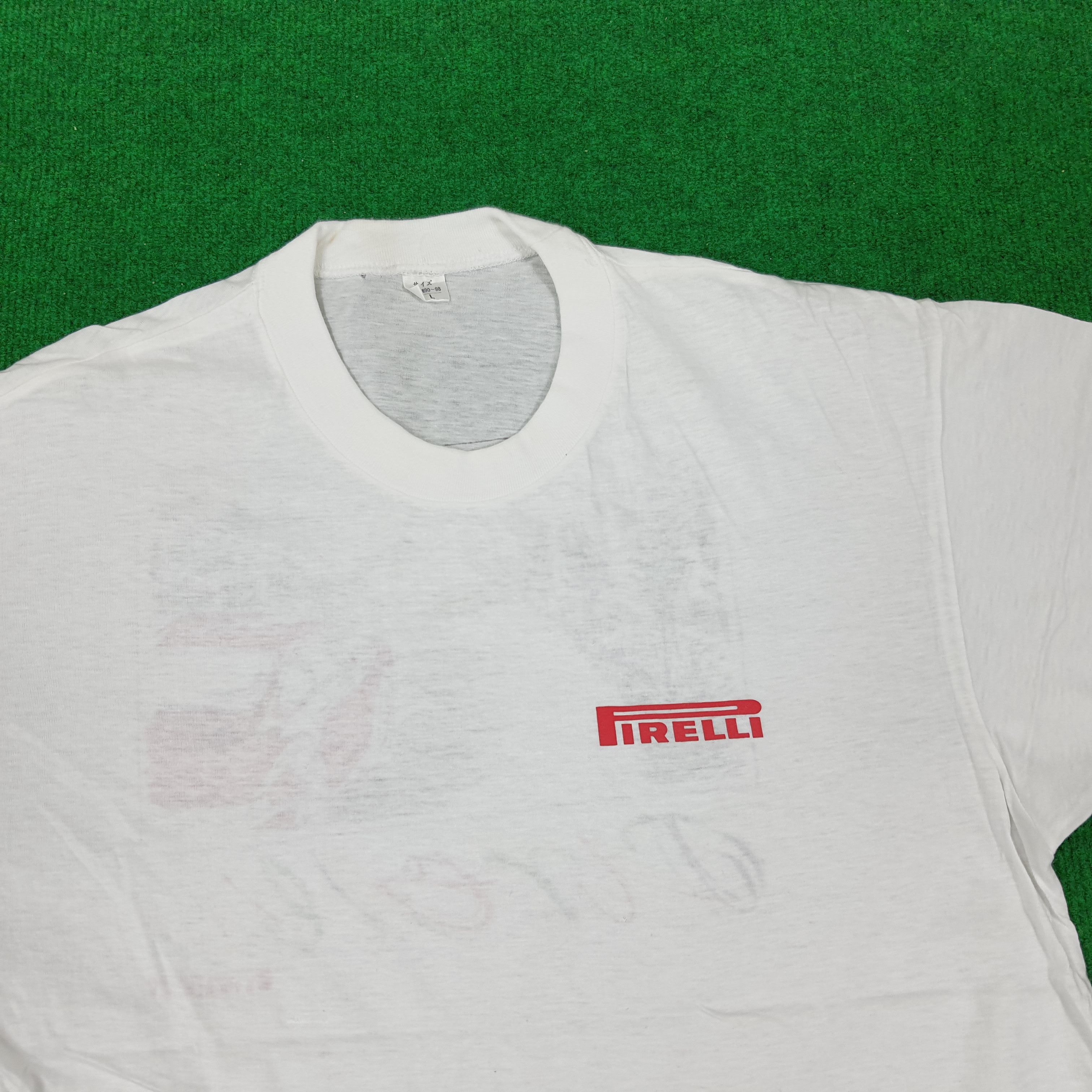 Pirelli × Vintage Vintage Pirelli Tyre Autopart Brand Motorsports Tshirt Size US M / EU 48-50 / 2 - 4 Thumbnail