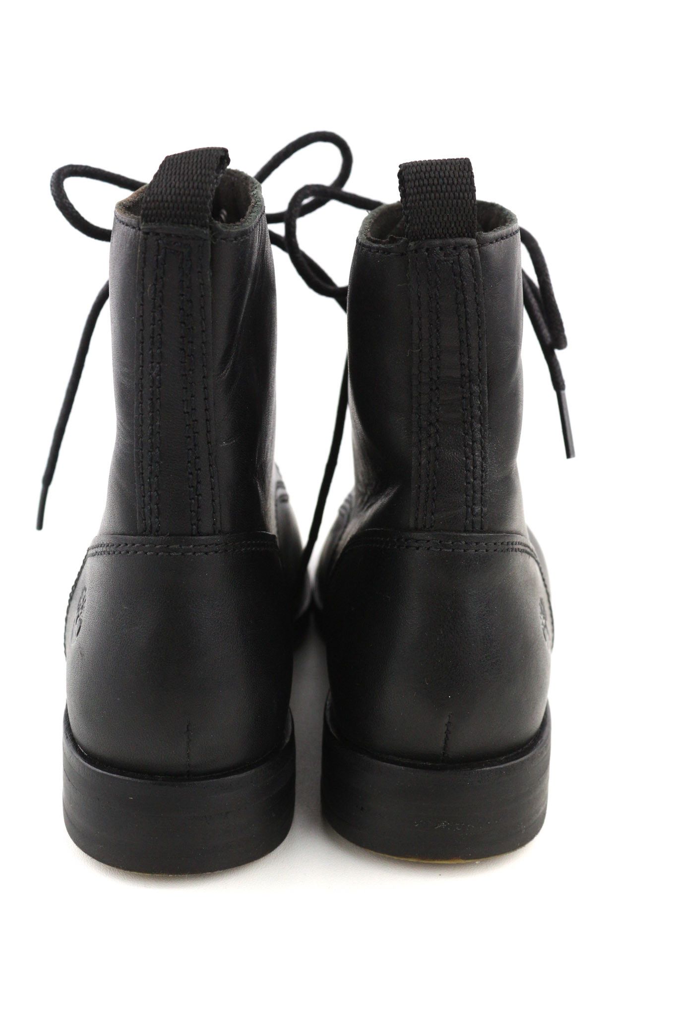 Timberland A21ED-A5819 EU38/38.5 Black Leather High Top Shoes 81163 Size US 7 / IT 37 - 8 Thumbnail