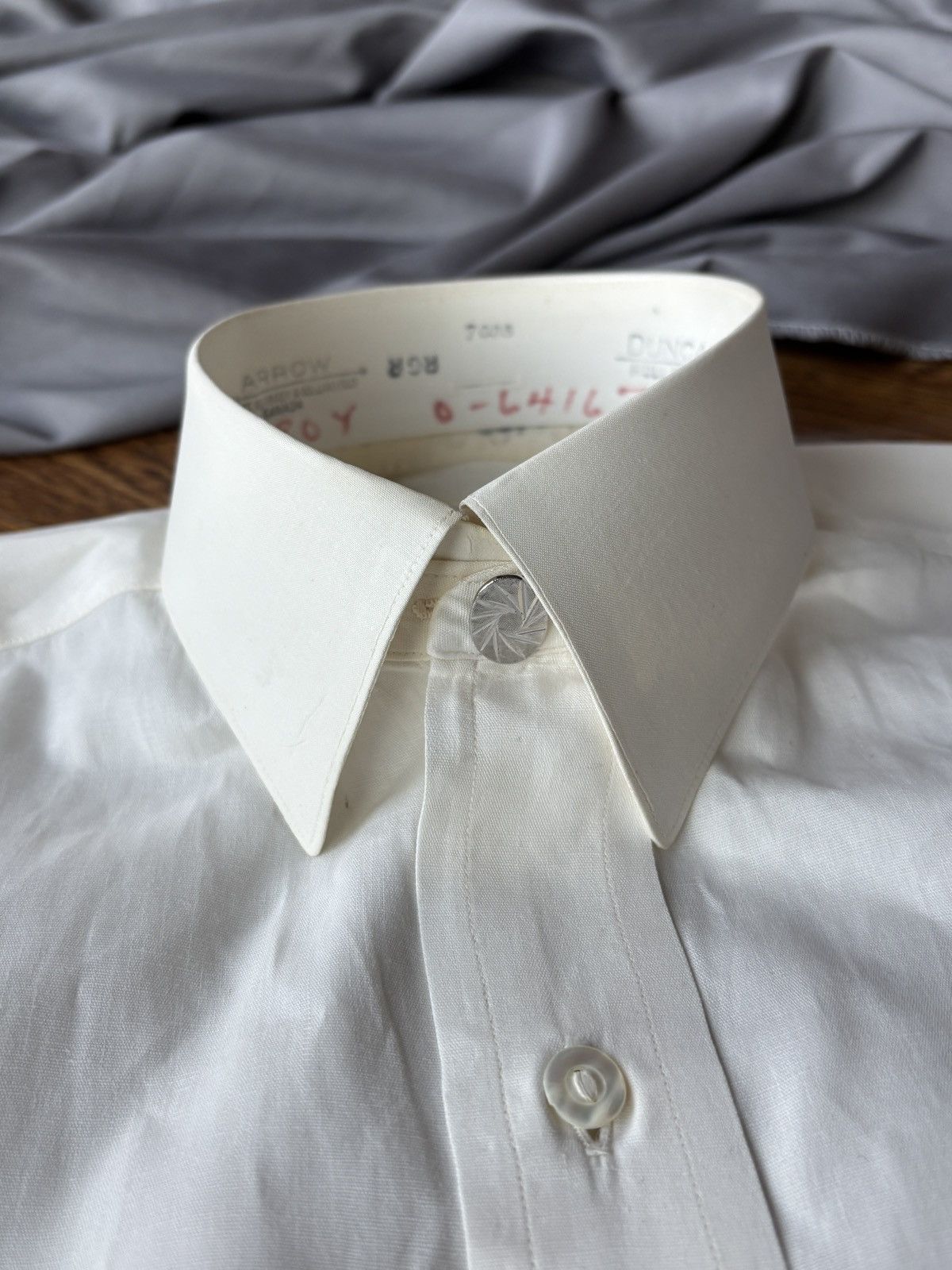 Van Heusen × Vintage 1940s Detachable Collar Shirt Vintage Van Heusen WW2 1930s Size US M / EU 48-50 / 2 - 1 Thumbnail