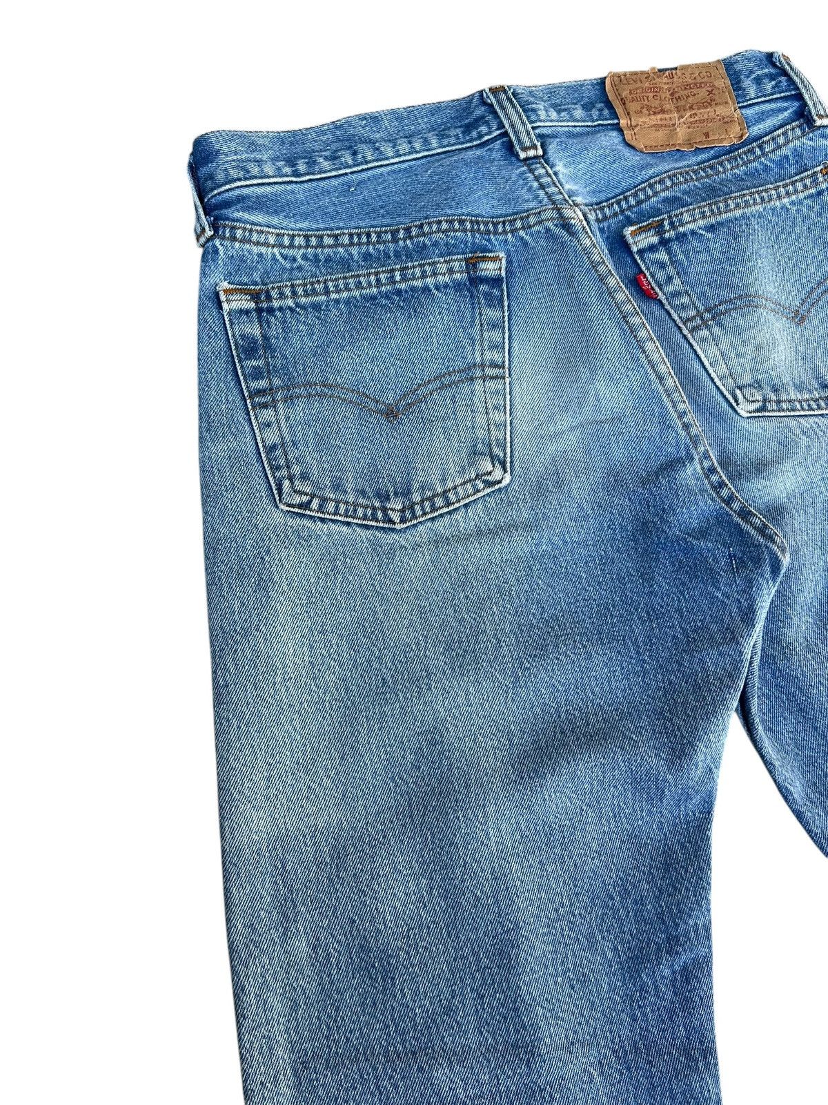 Levi's Vintage 80s Levi’s 501 Ripped Distressed Denim Jeans Size US 30 / EU 46 - 16 Thumbnail