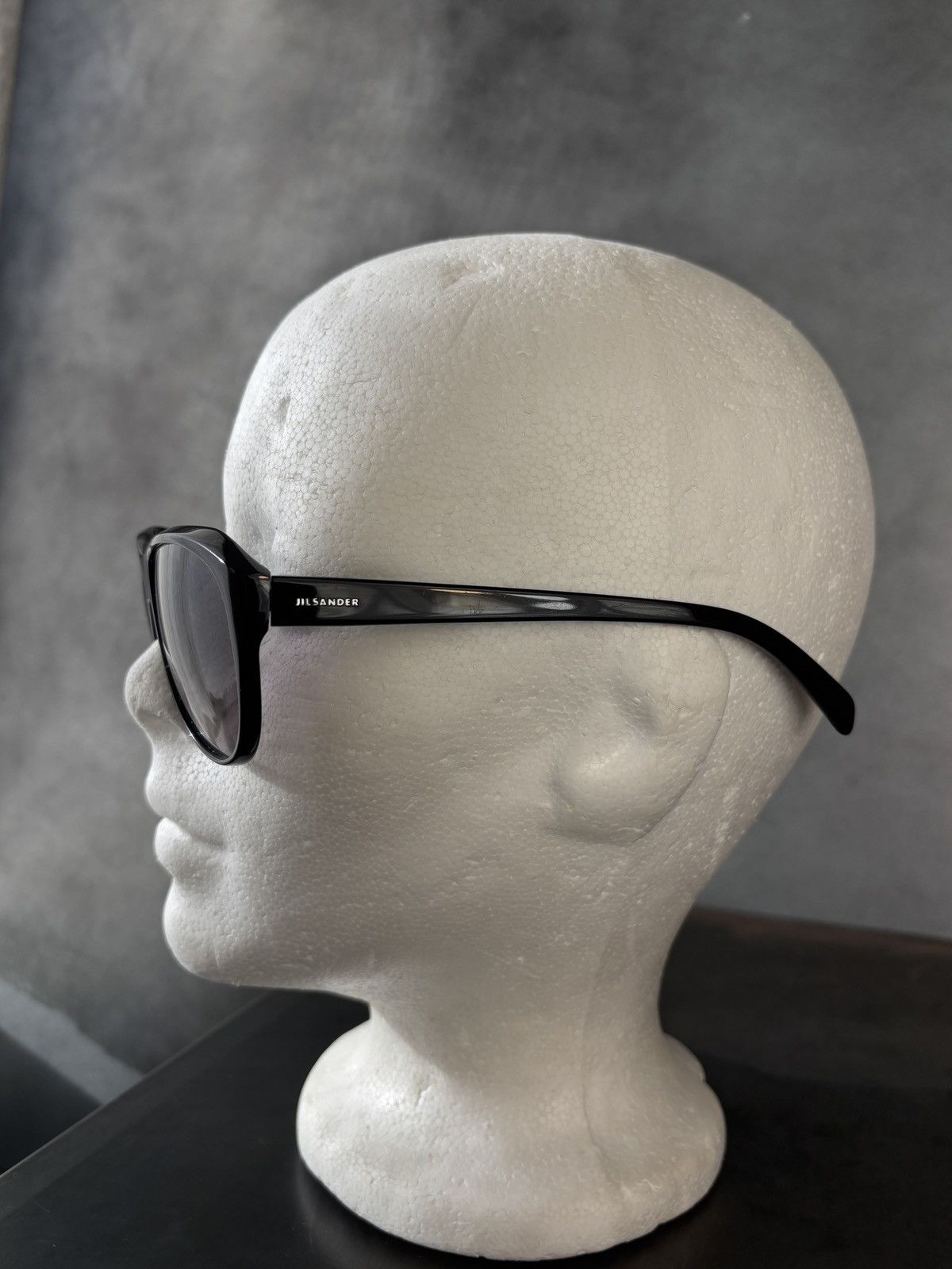 Jil Sander Sunglasses JS 695S Black Made in Italy 2000s VTG