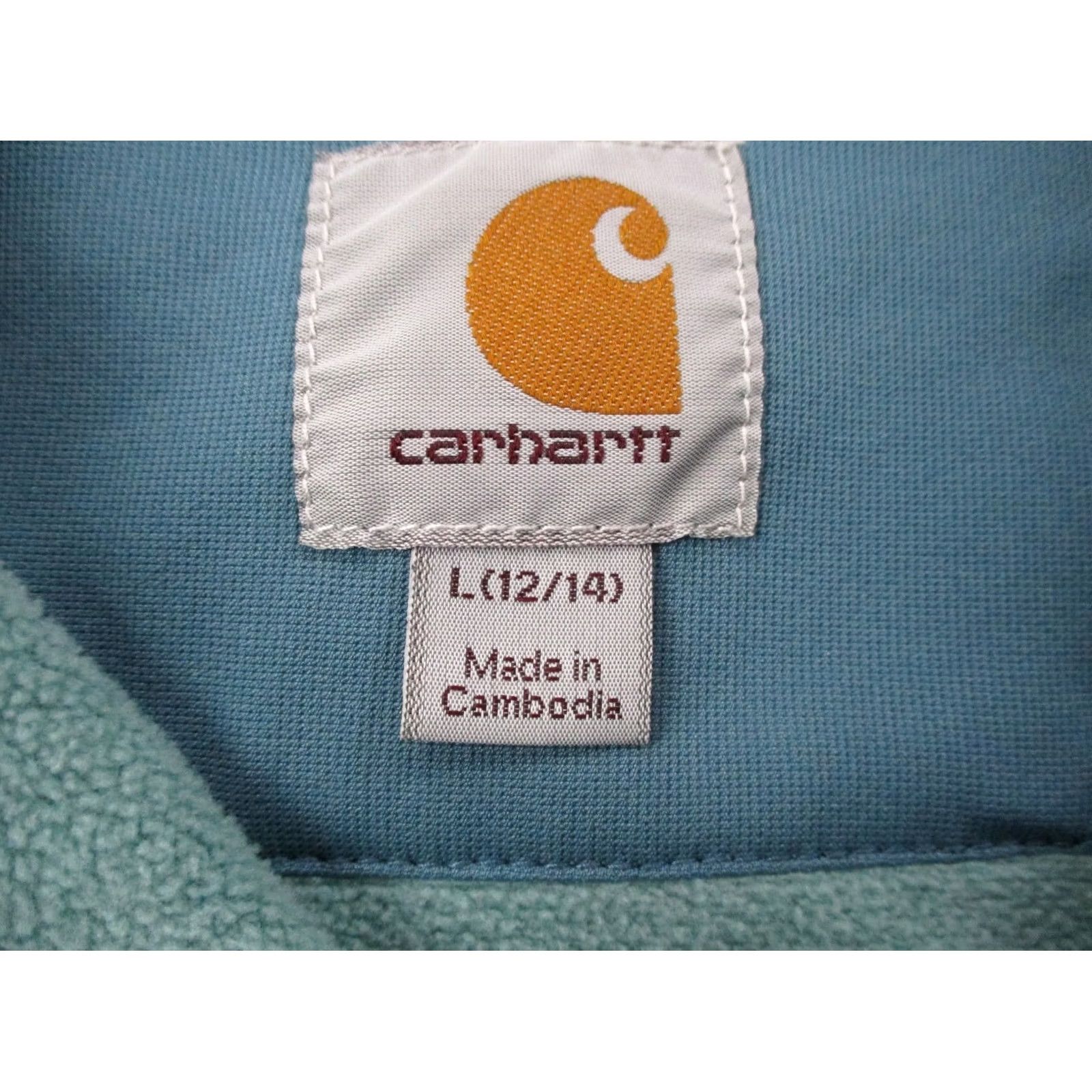 Carhartt Carhartt Jacket Women L Blue Nylon Softshell Outdoor Windbreaker Full Zip Pockets 90s Style Womens Size L / US 10 / IT 46 - 7 Thumbnail