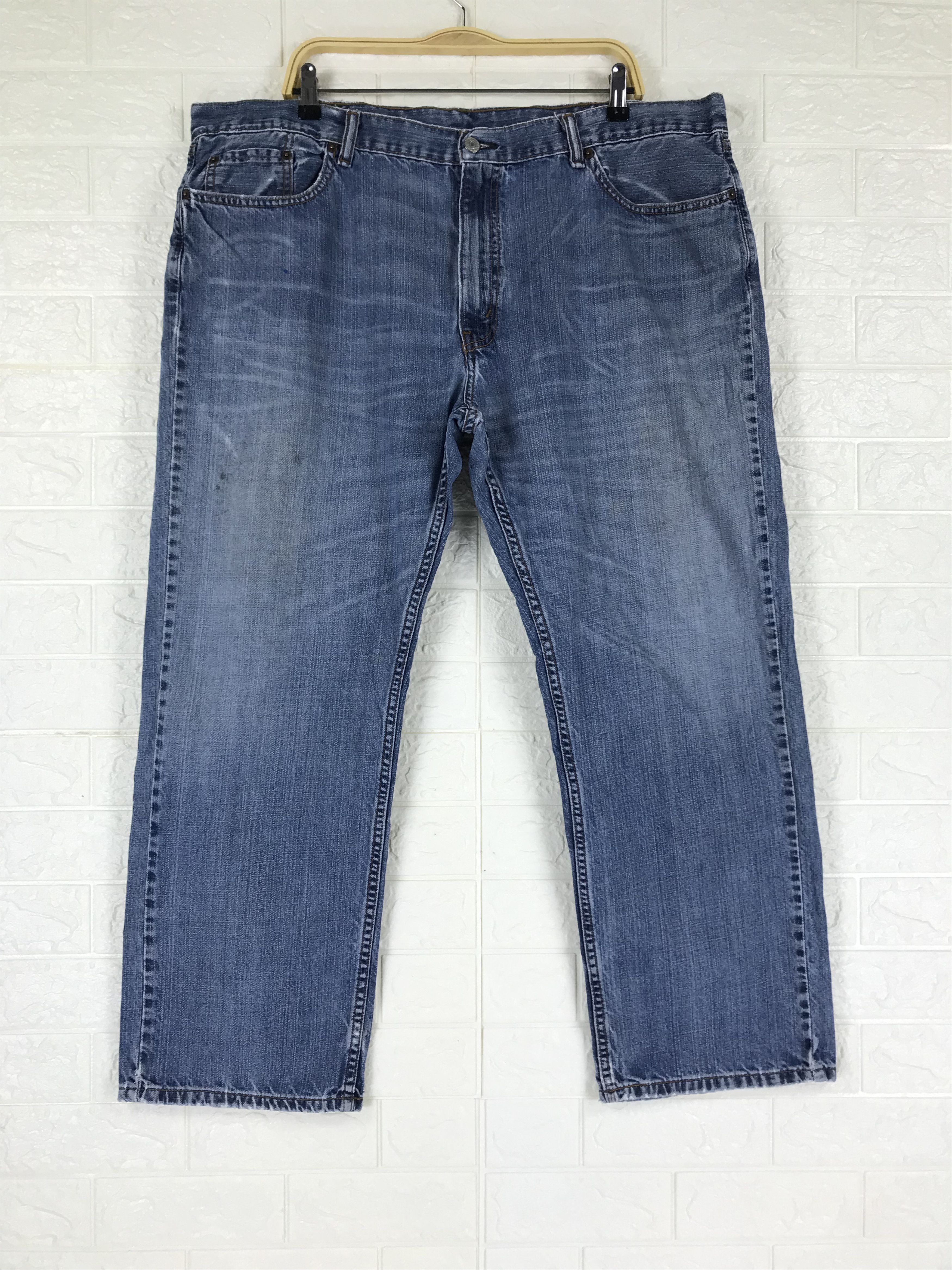 Levi's Vintage Levi's 559 Relaxed Straight Jeans Blue Washed Denim Size US 42 / EU 58 - 1 Thumbnail