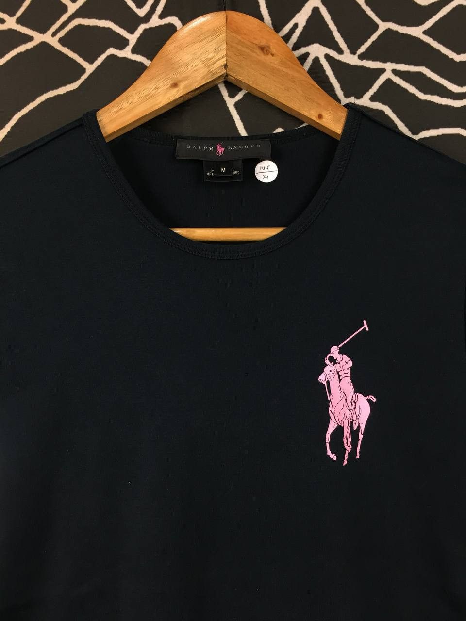 Ralph Lauren Vtg Ralph Lauren Pink Pony Big Logo Made In Usa Tee Size M / US 6-8 / IT 42-44 - 6 Thumbnail
