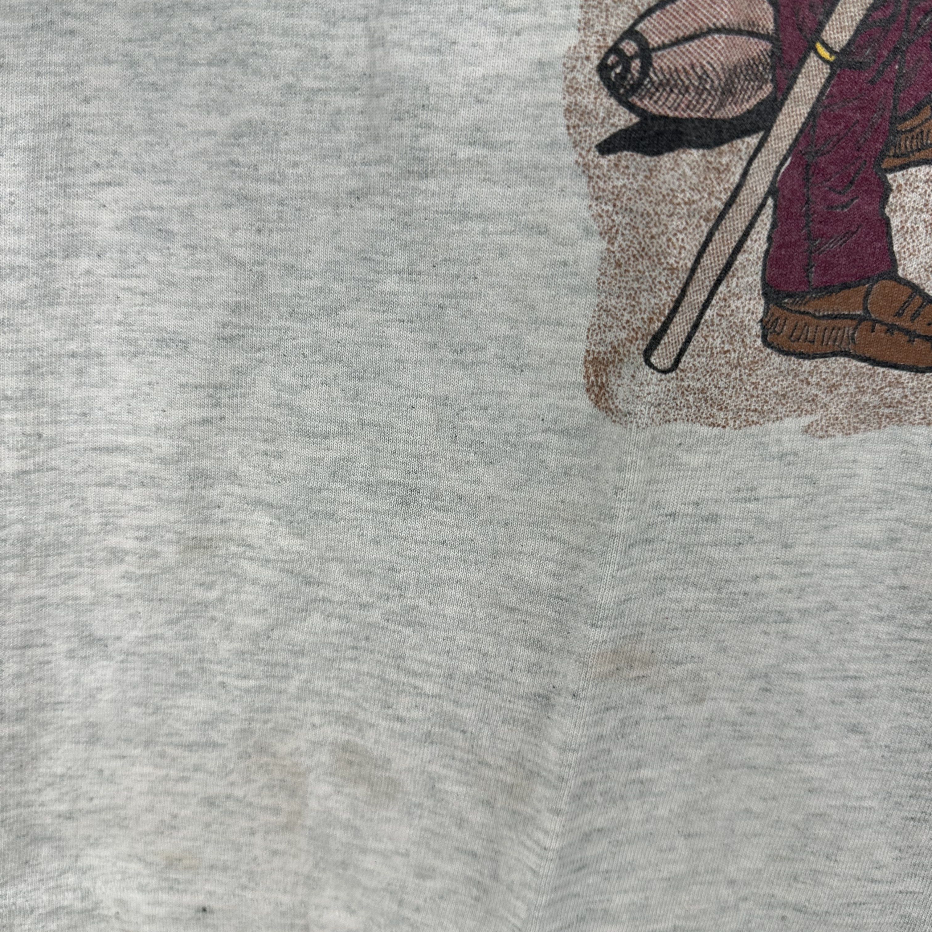 Vintage Vintage 80s NFL It's An All Out War Football Mascot T-Shirt Size US L / EU 52-54 / 3 - 6 Thumbnail
