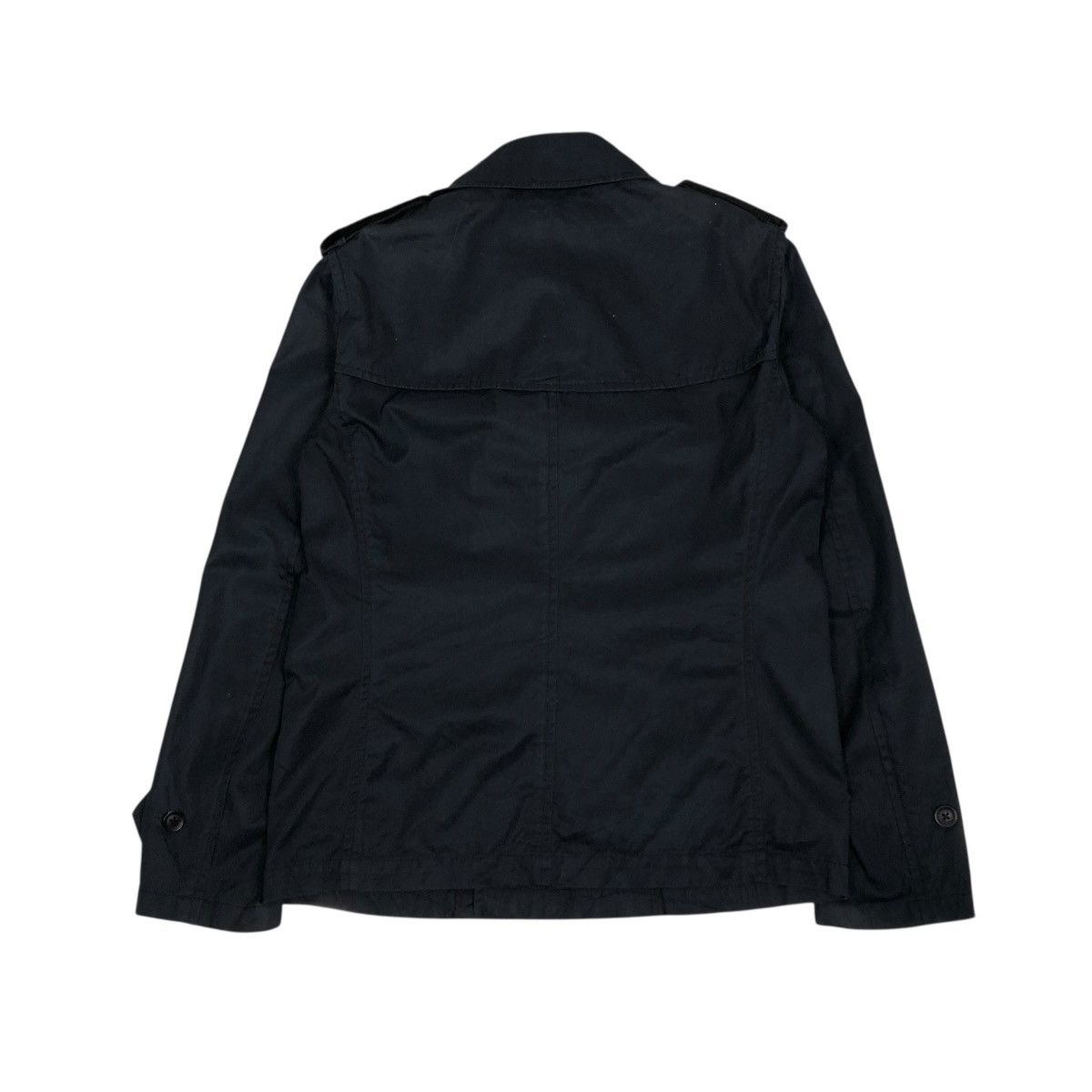SHIPS 🔥RICH BLACK VINTAGE CHORE JACKET SHIPS JPN ISSEY MIYAKE Size US S / EU 44-46 / 1 - 2 Thumbnail
