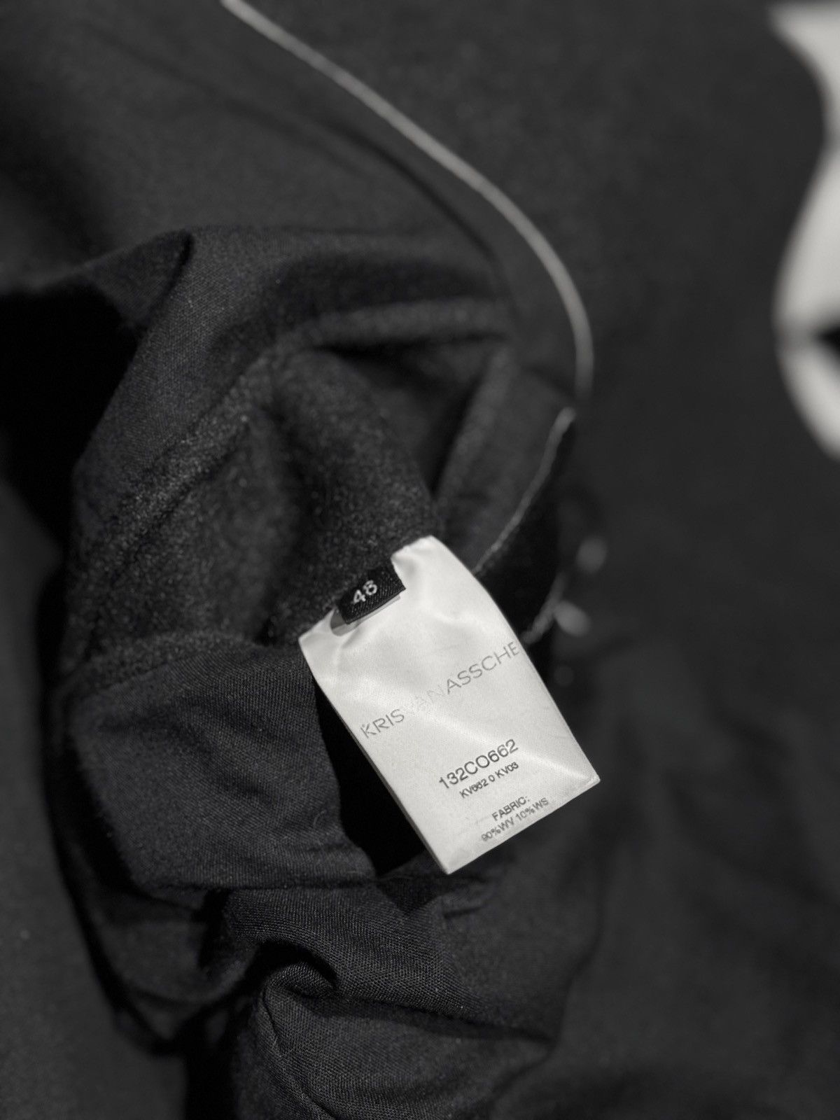 Kris Van Assche HEAVY PEACOAT CHARCOAL GRAY JACKET COAT Size US M / EU 48-50 / 2 - 6 Thumbnail