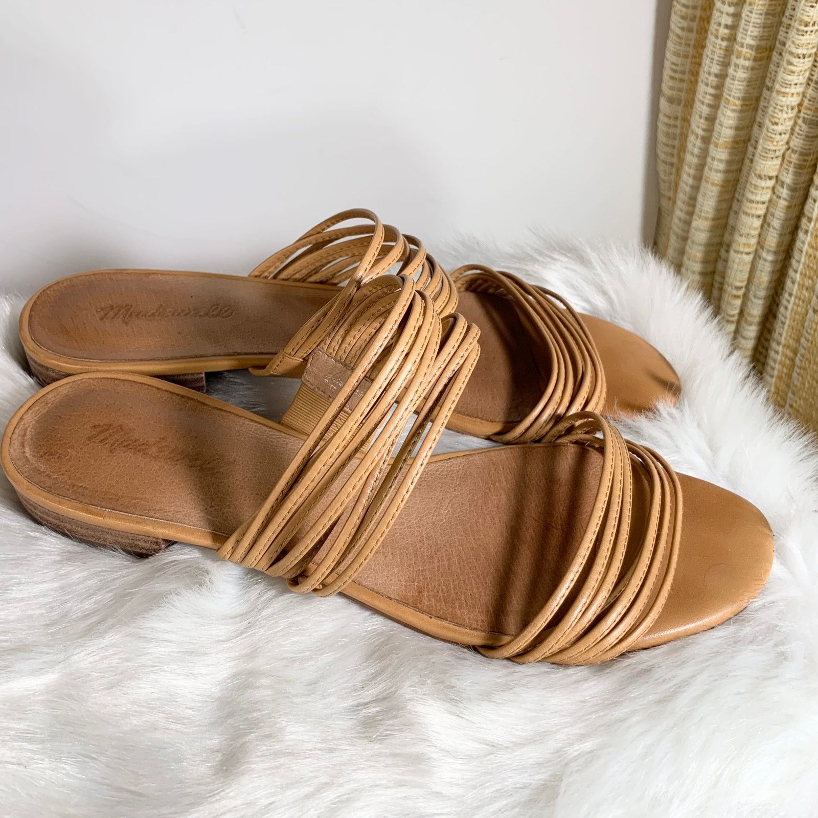Madewell Madewell Meg Strappy Leather Slide Sandals Size 9.5 Size US 9.5 / EU 42-43 - 8 Thumbnail