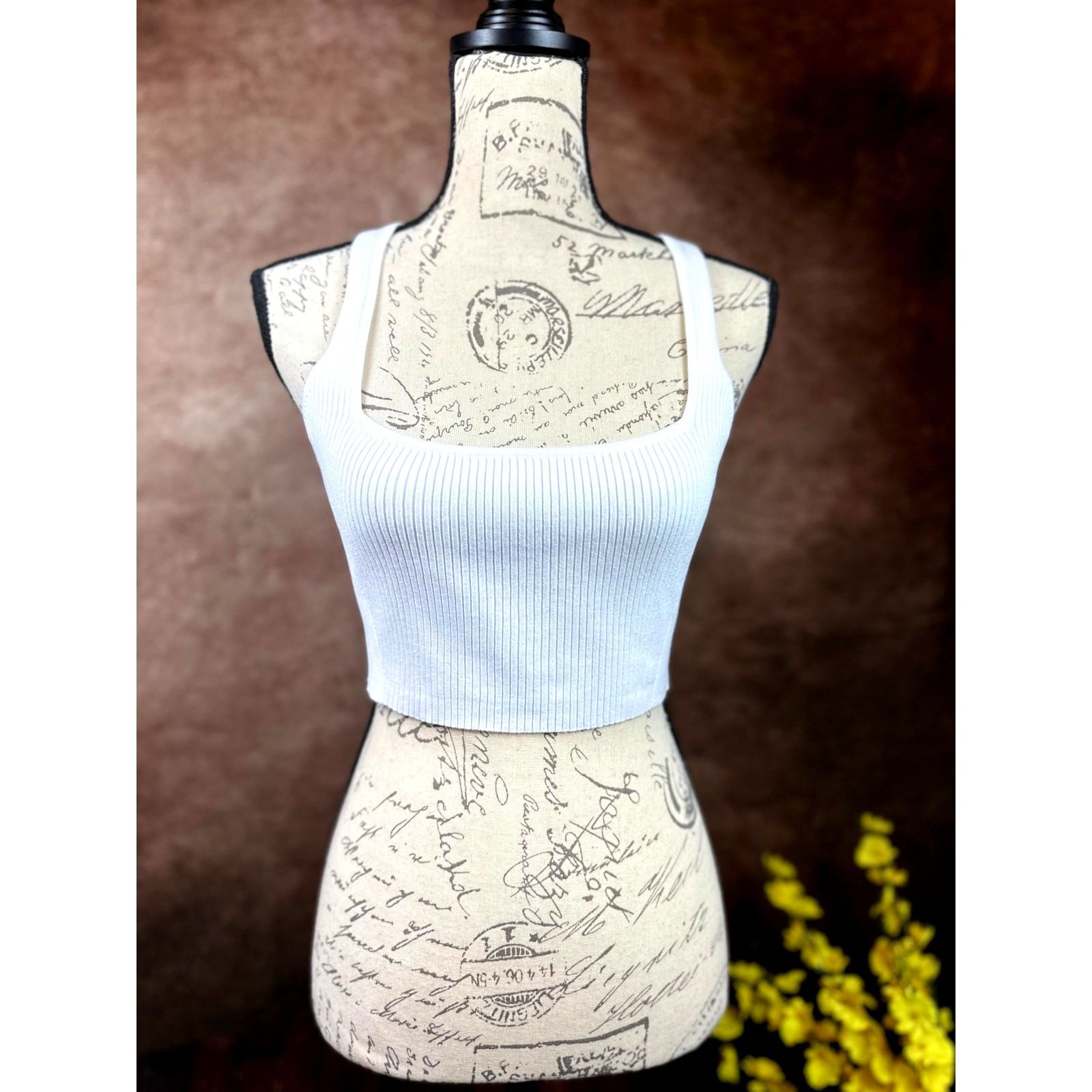 Other Lita by Ciara True Rib Crop Top - White - size M Size M / US 6-8 / IT 42-44 - 5 Thumbnail