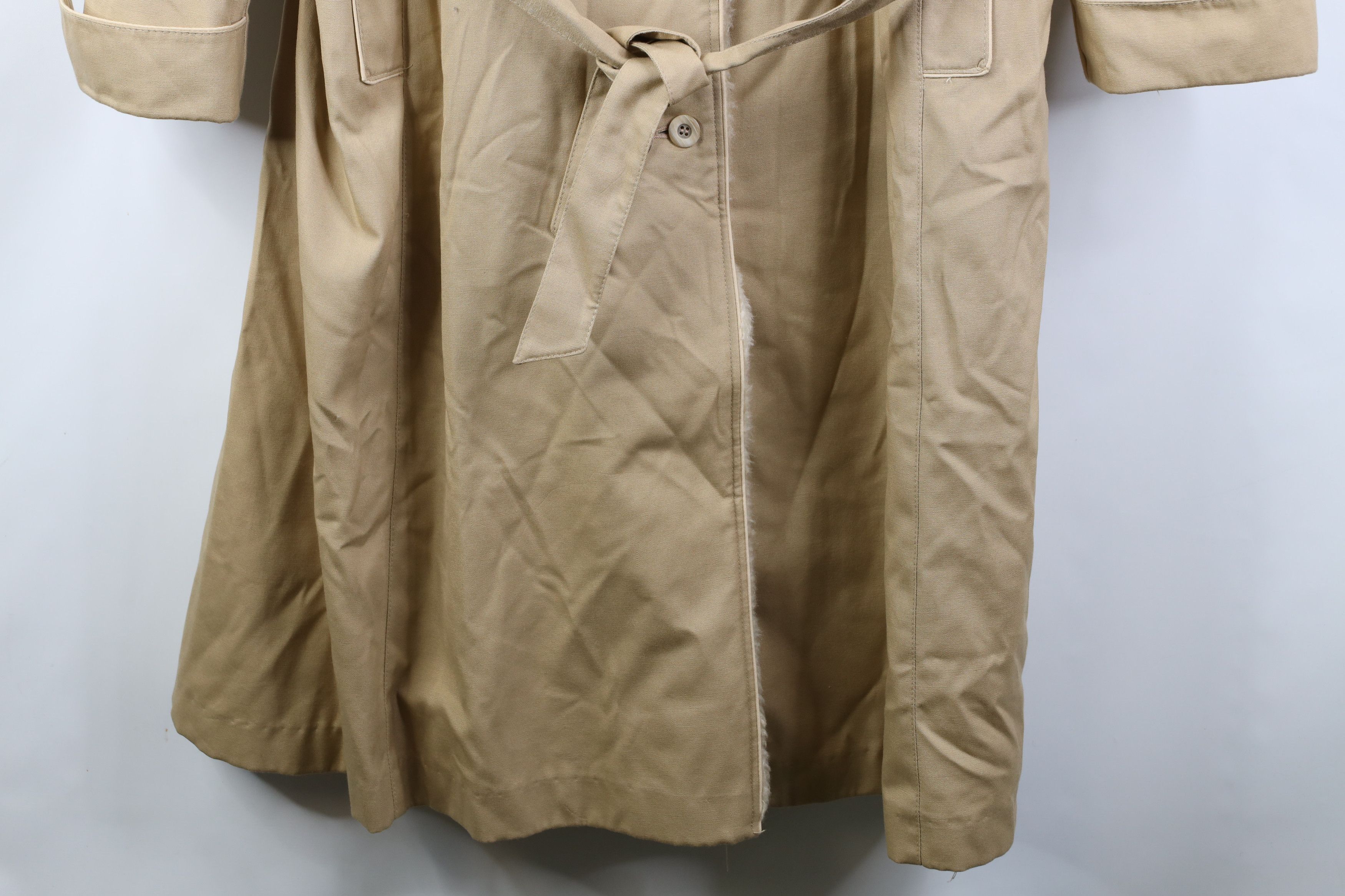 Vintage Vintage 70s Streetwear Lined Hooded Trench Coat Jacket USA Size XXL / US 16-18 / IT 52-54 - 4 Thumbnail