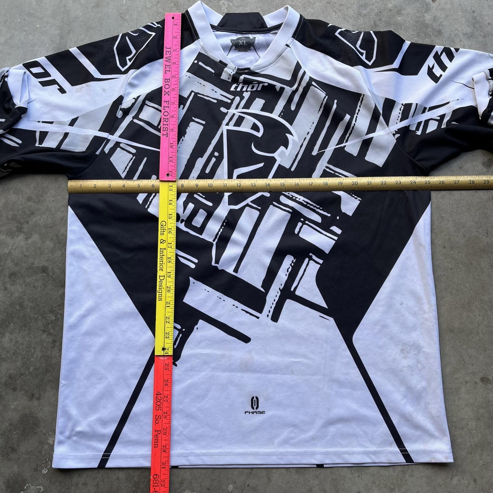 Vintage Vintage Y2K Thor Motocross Dirt Bikes Grunge Sports Jersey Size US XL / EU 56 / 4 - 3 Thumbnail