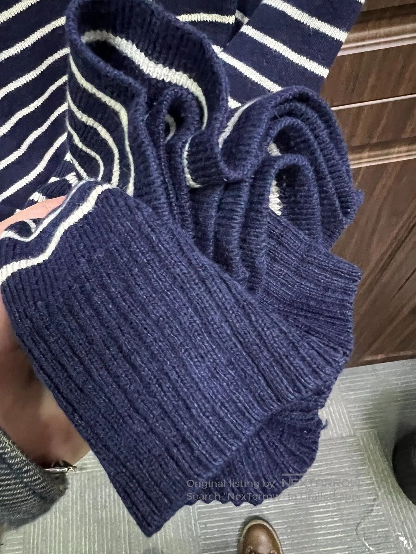RRL Ralph Lauren striped navy sweater by RRL. Size US S / EU 44-46 / 1 - 5 Thumbnail