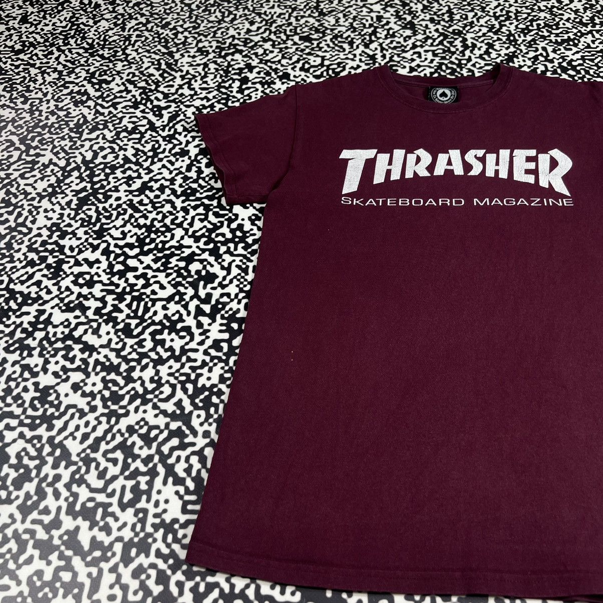 Thrasher Vintage Y2K Thrasher Big Logo SK8 Skateboard Magazine Tshirt Size US S / EU 44-46 / 1 - 8 Thumbnail