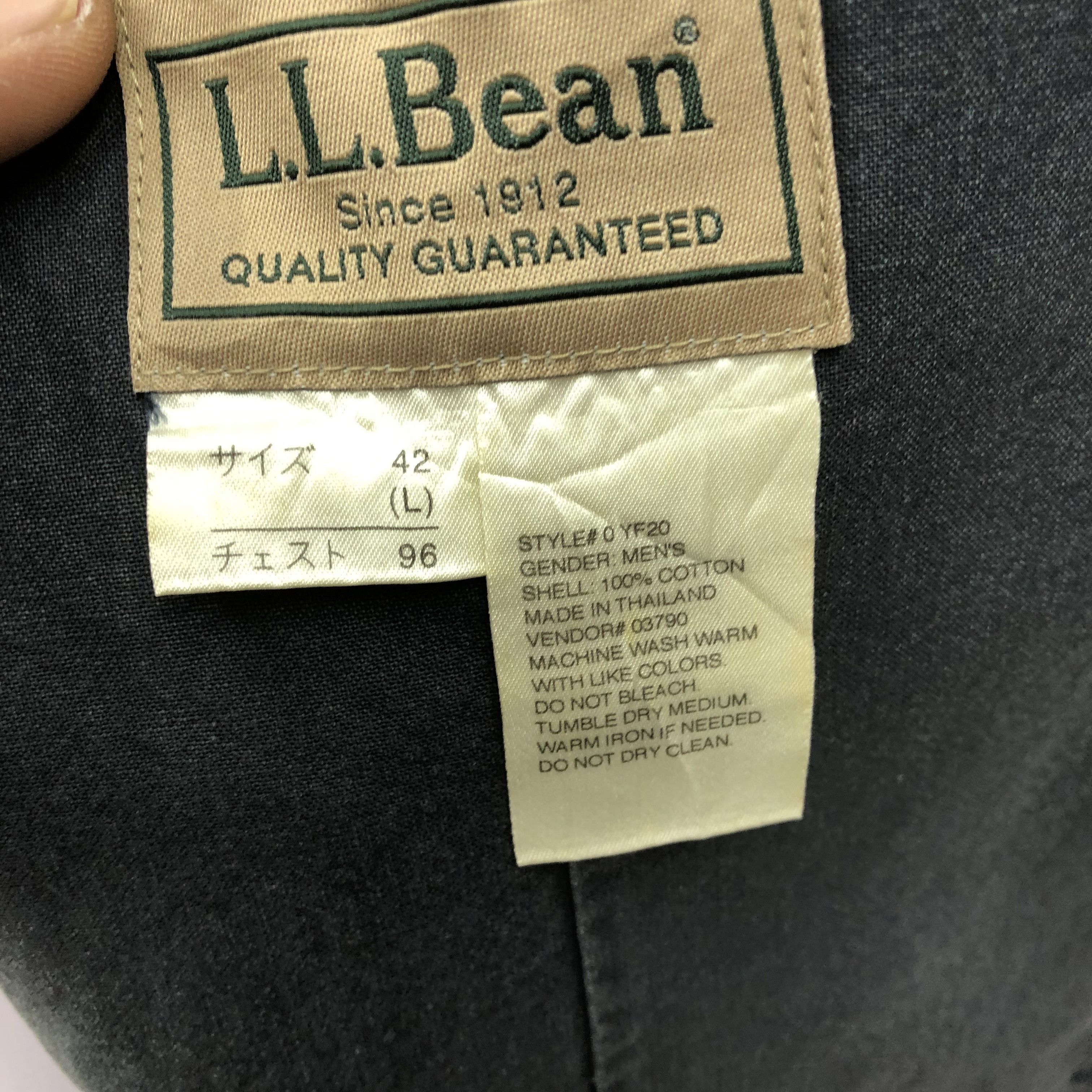 Japanese Brand × L.L. Bean × Vintage Vintage 90s LL Bean Cardigan Coat Jacket Size 42L - 6 Thumbnail