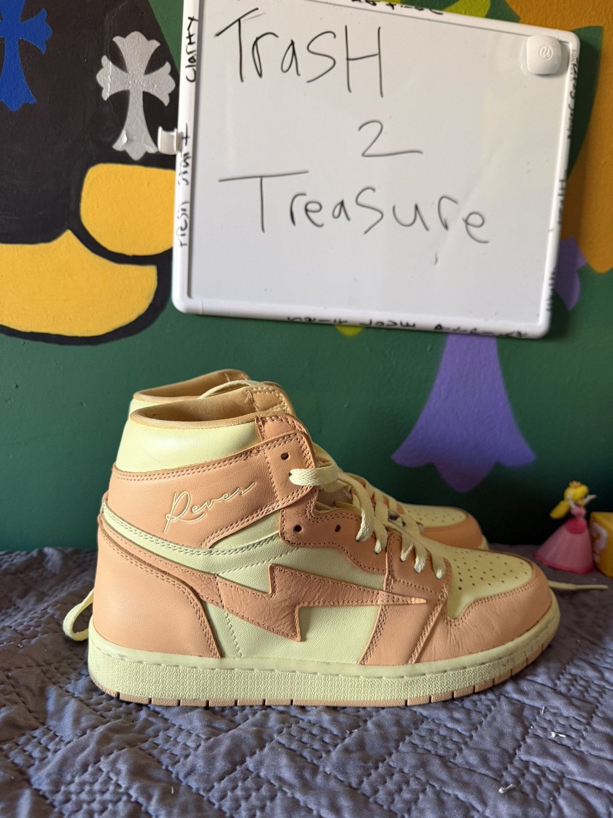 Reves Paris Air Kiy RARE Peach Pink Tan Orange Idk Size US 11 / EU 44 - 5 Thumbnail