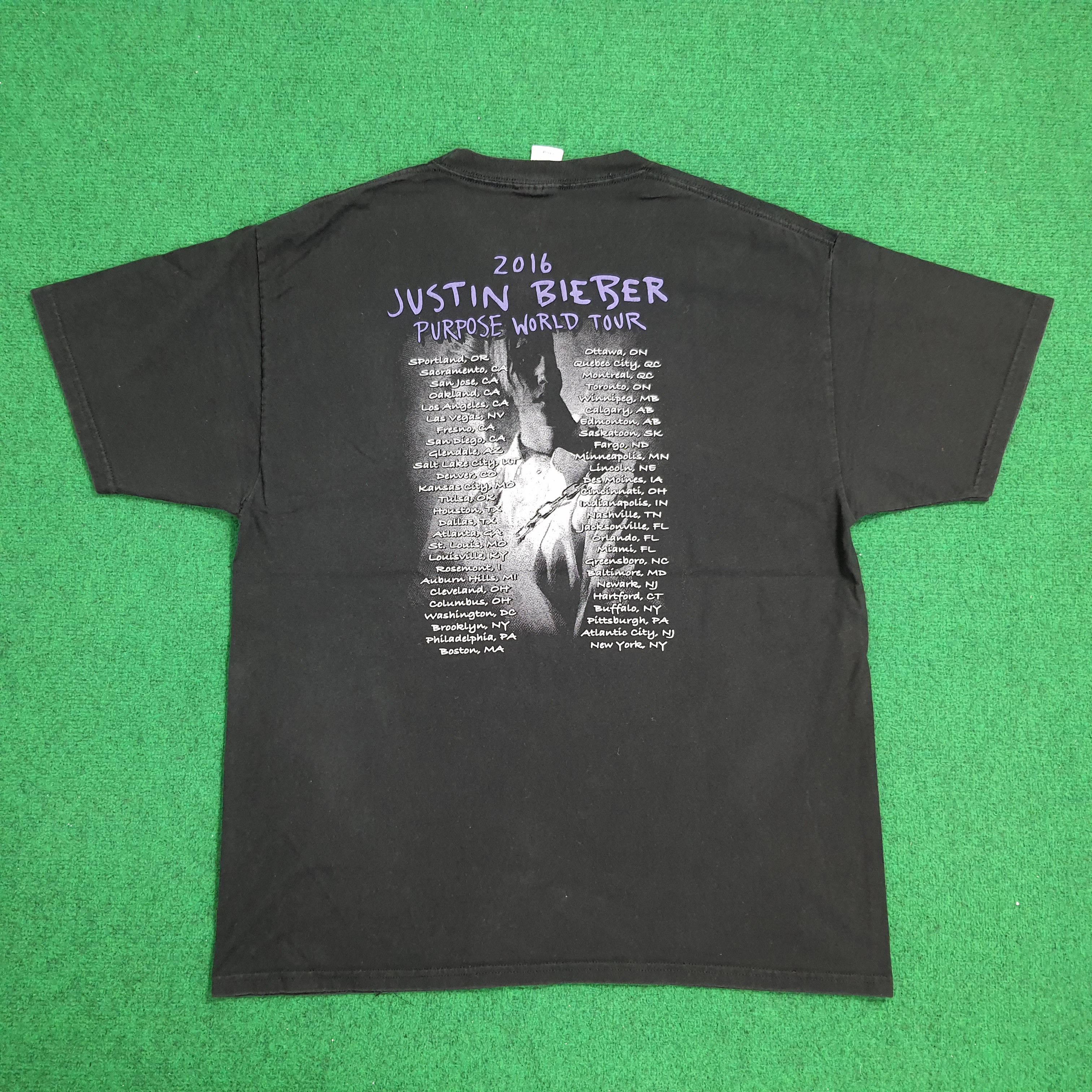 Justin Bieber Tour Tees
