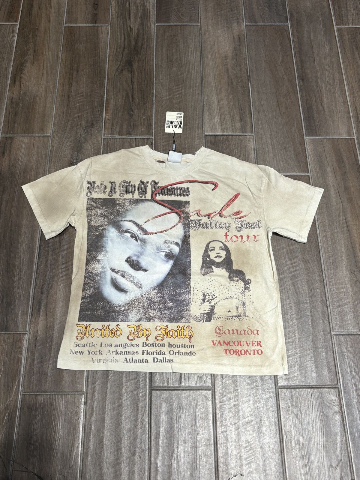 Vale Vale Forever Valley Tour Tee Sade Cream | Grailed
