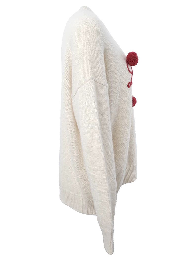 Loewe LOEWE White sweater in beige Size M / US 6-8 / IT 42-44 - 4 Thumbnail