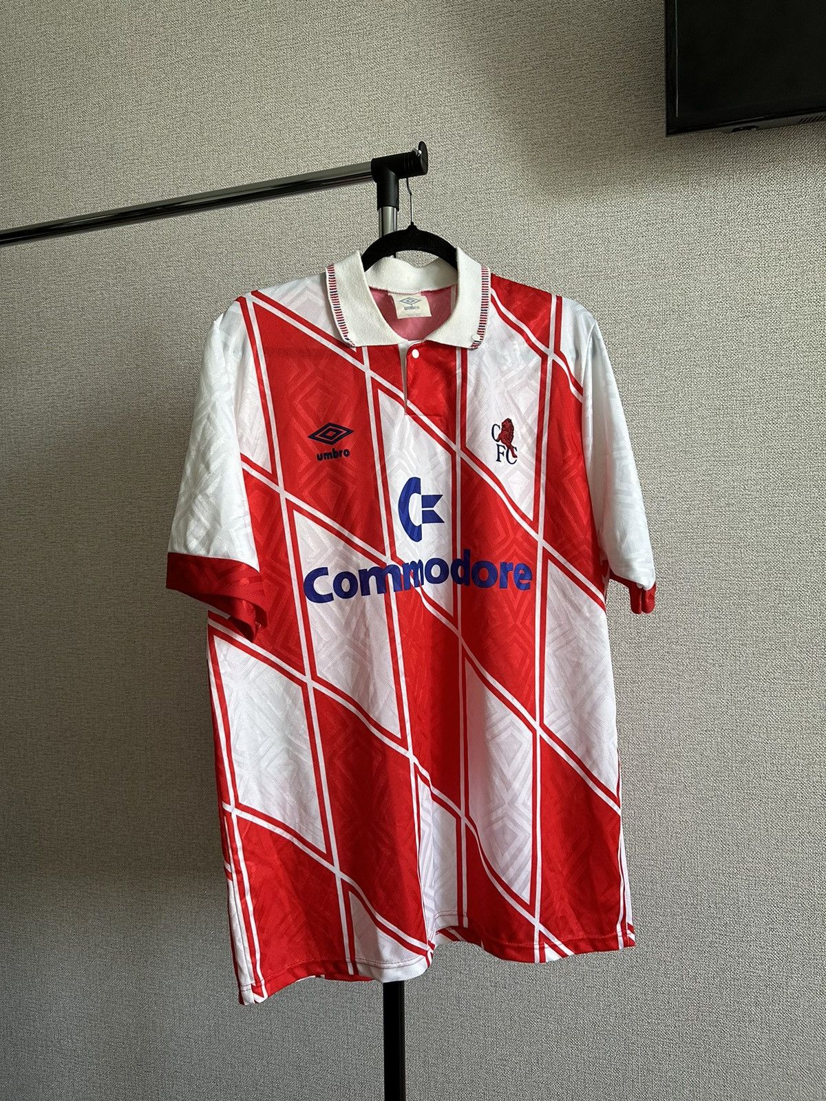 1990/92 Umbro Chelsea FC Away Soccer Shirt - www.aguapanelastudio.com
