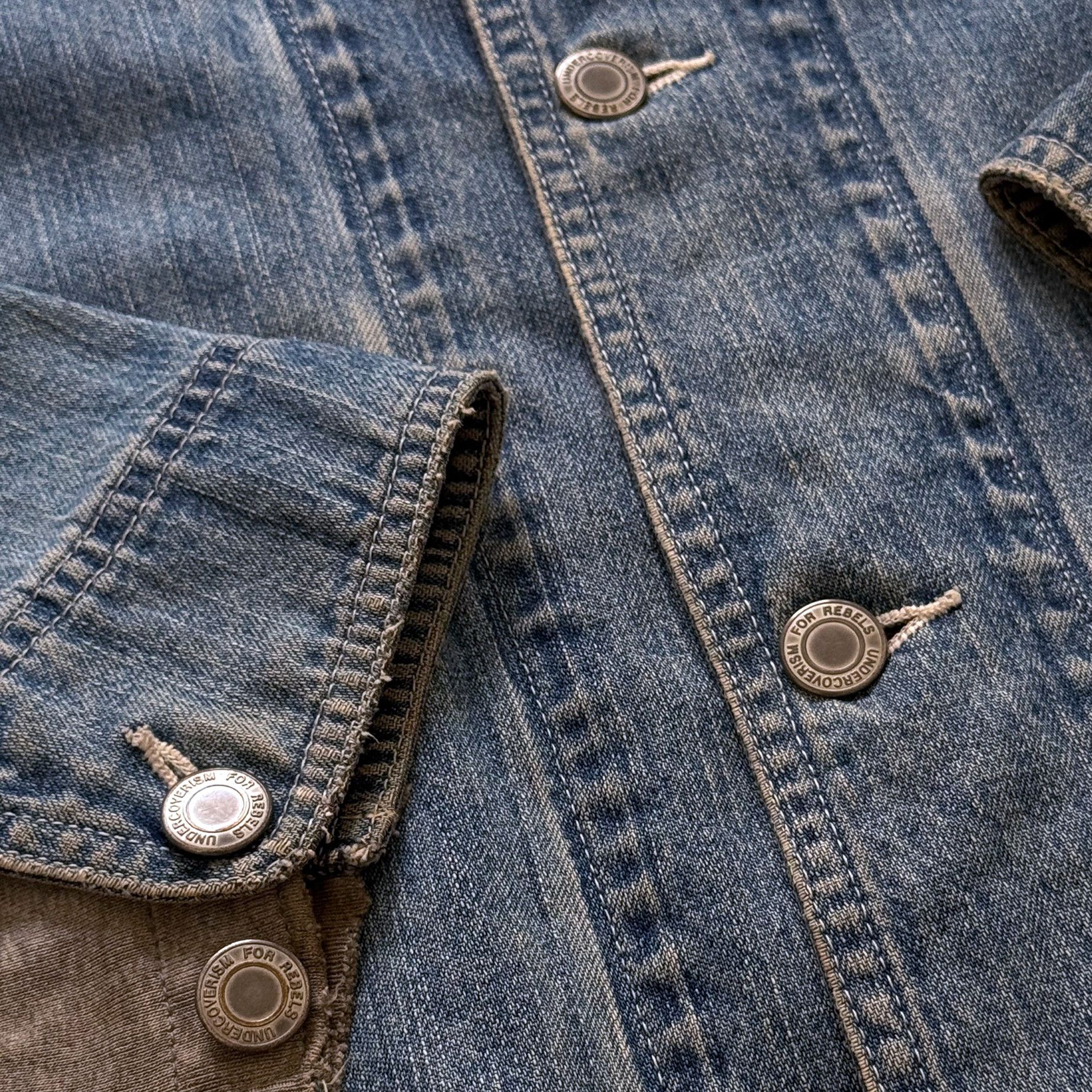 Undercover AW03 Paper Doll Hybrid Reconstructed Denim Chore Jacket Size US L / EU 52-54 / 3 - 17 Thumbnail